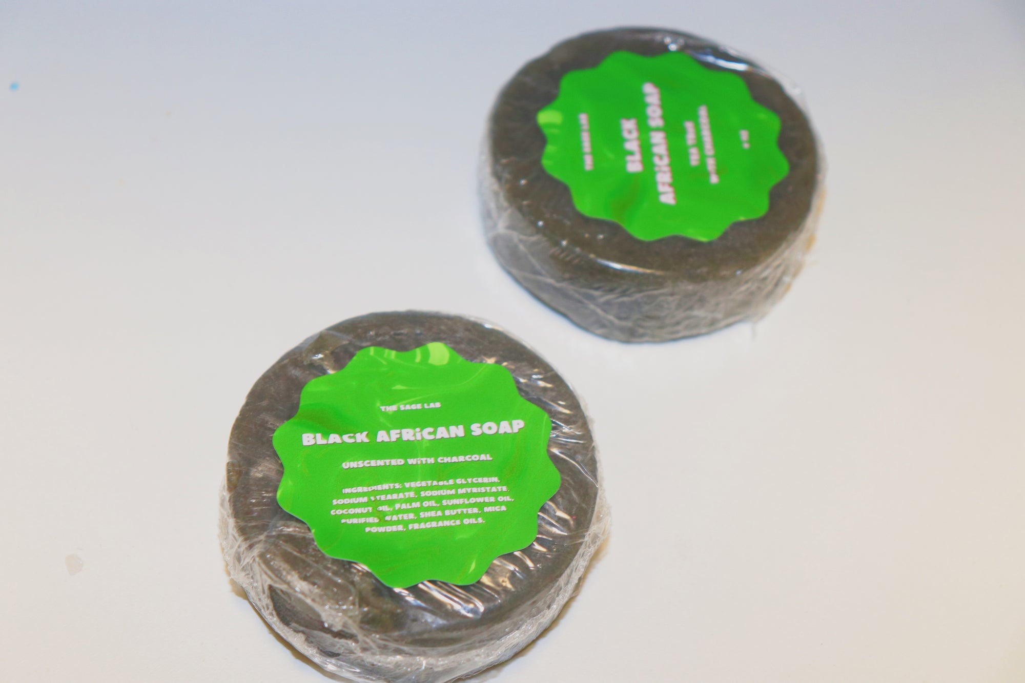 Black African Soap with Charcoal & Tea Tree Oil