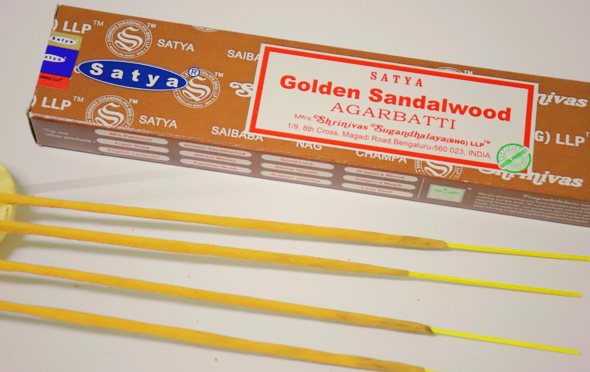 GOLDEN SANDALWOOD INCENSE STICKS