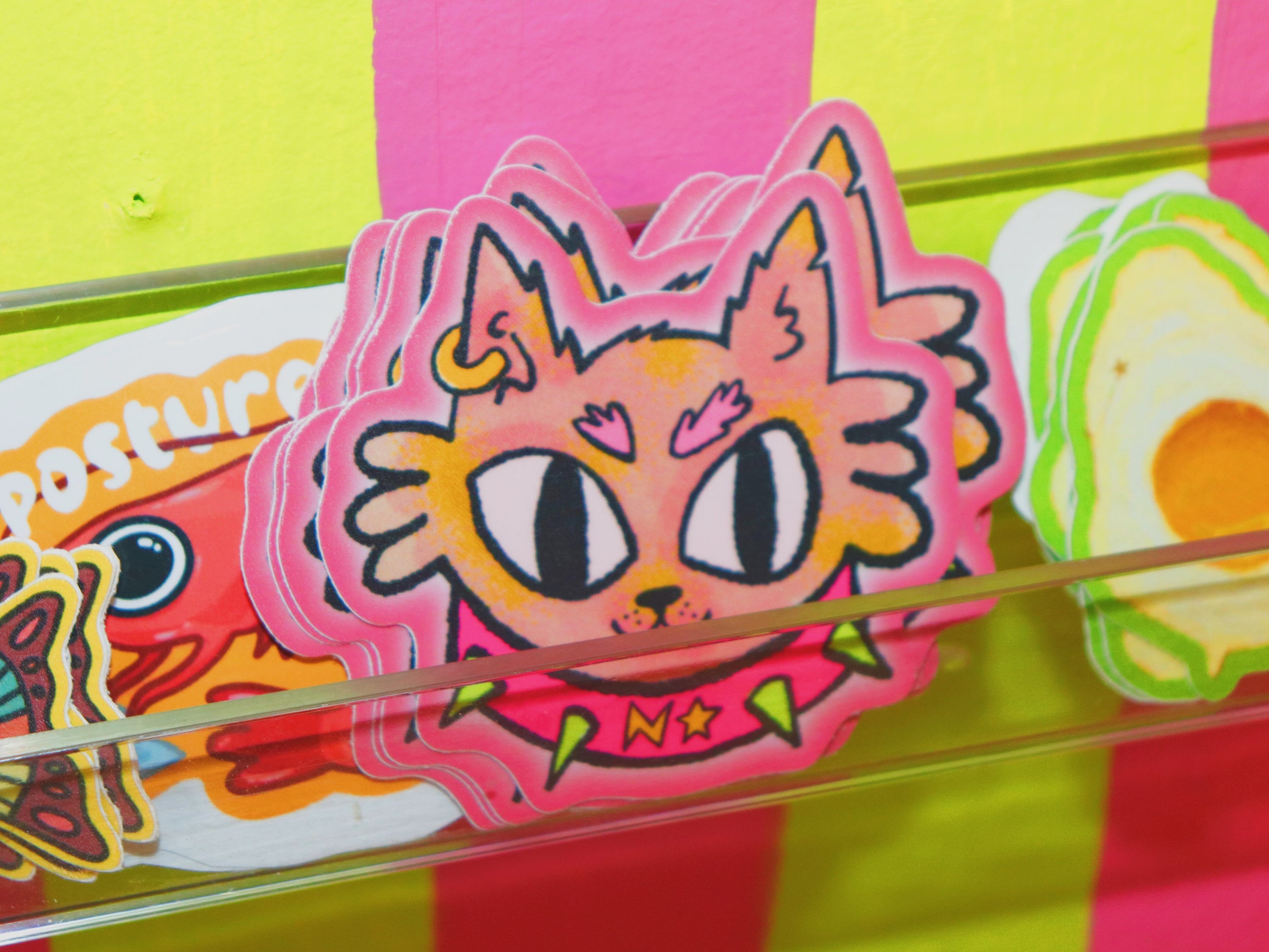 Punk Cat Sticker