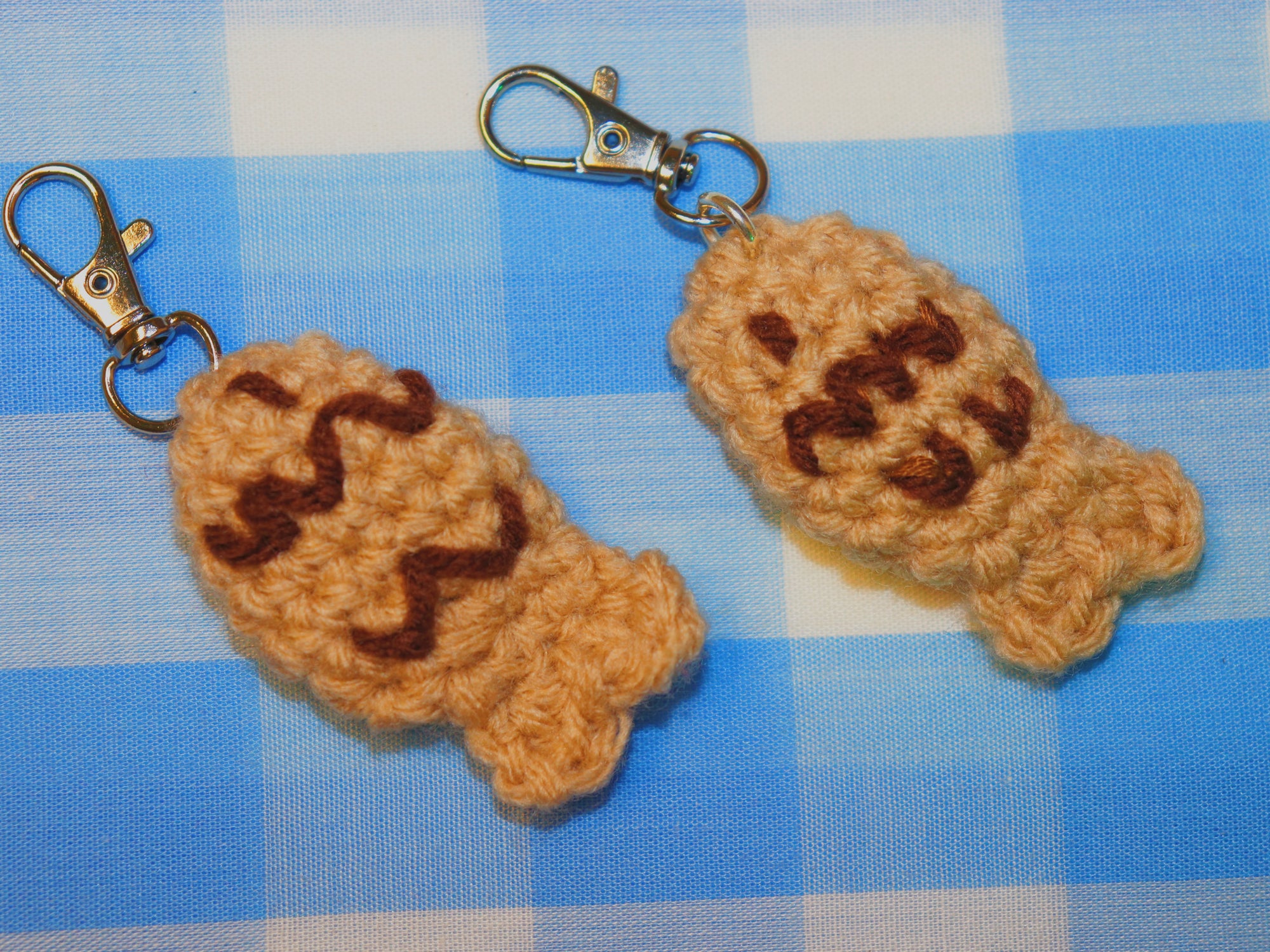 Bungeoppang Fish Crochet Keychain