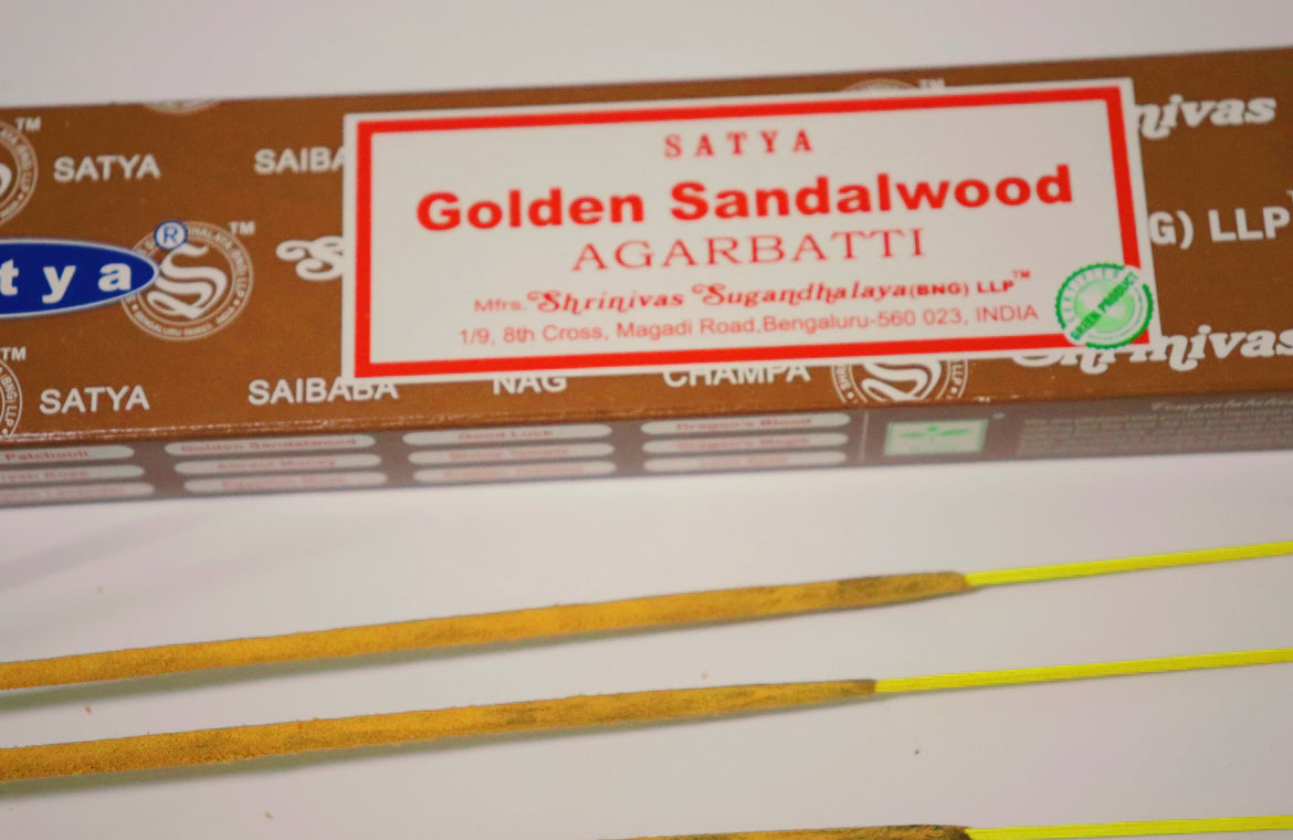 GOLDEN SANDALWOOD INCENSE STICKS