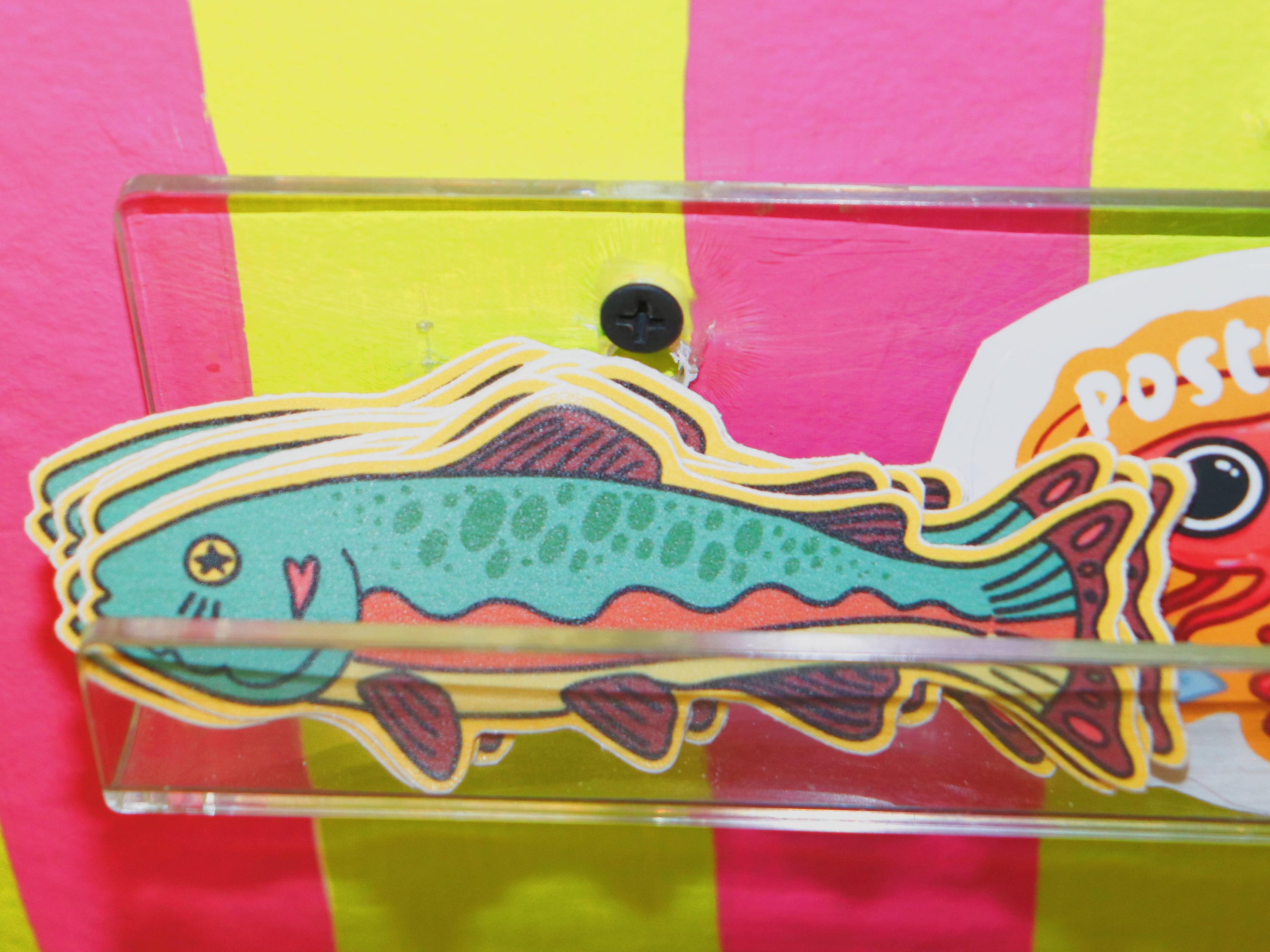 Green Sardine Fish Sticker