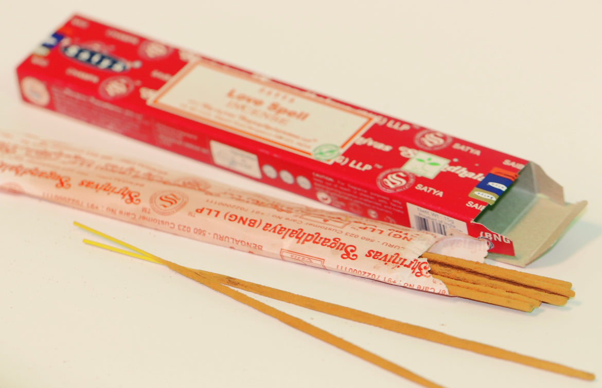 Love Spell Natural Incense Sticks