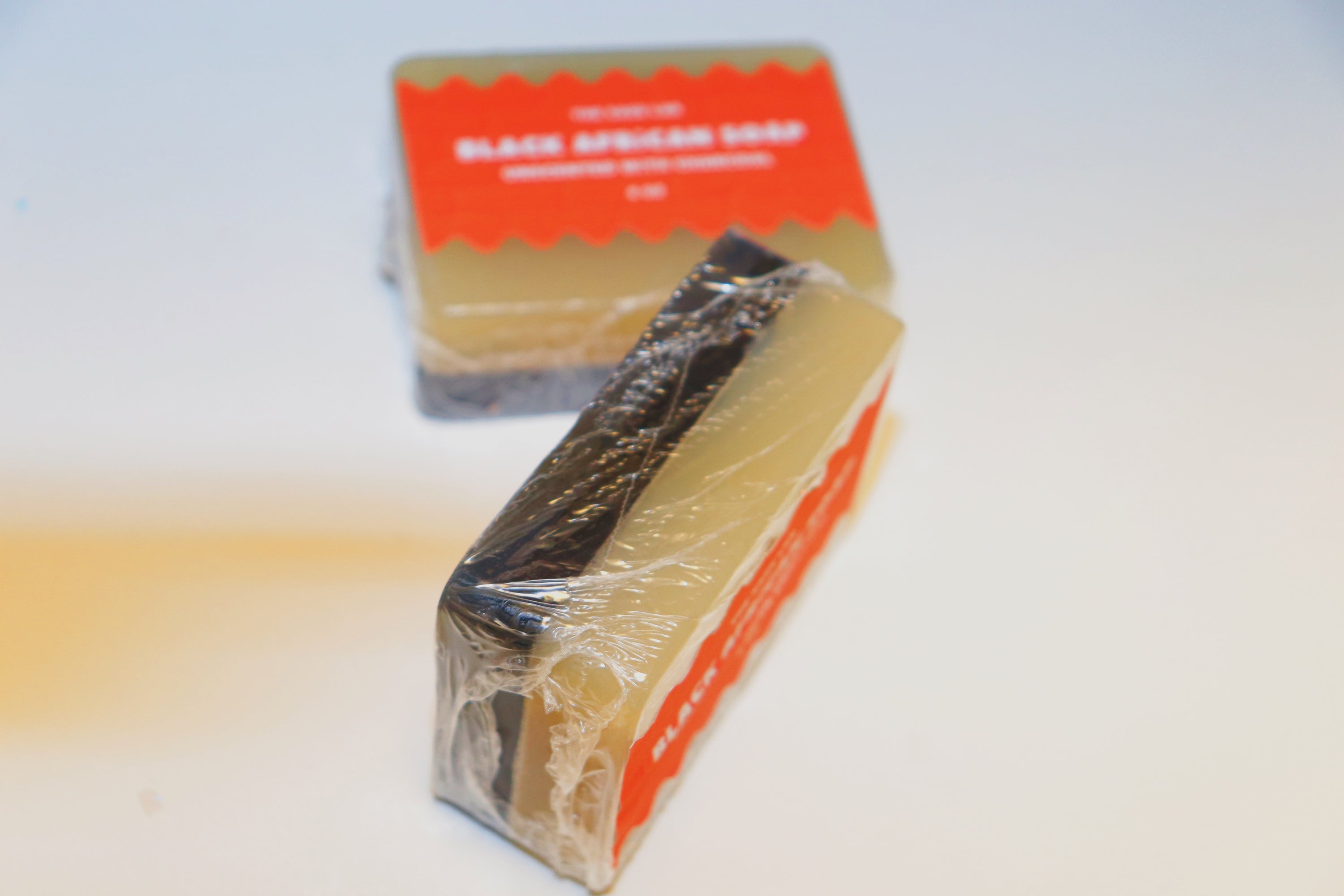 Black African Soap Unscented with Charcoal