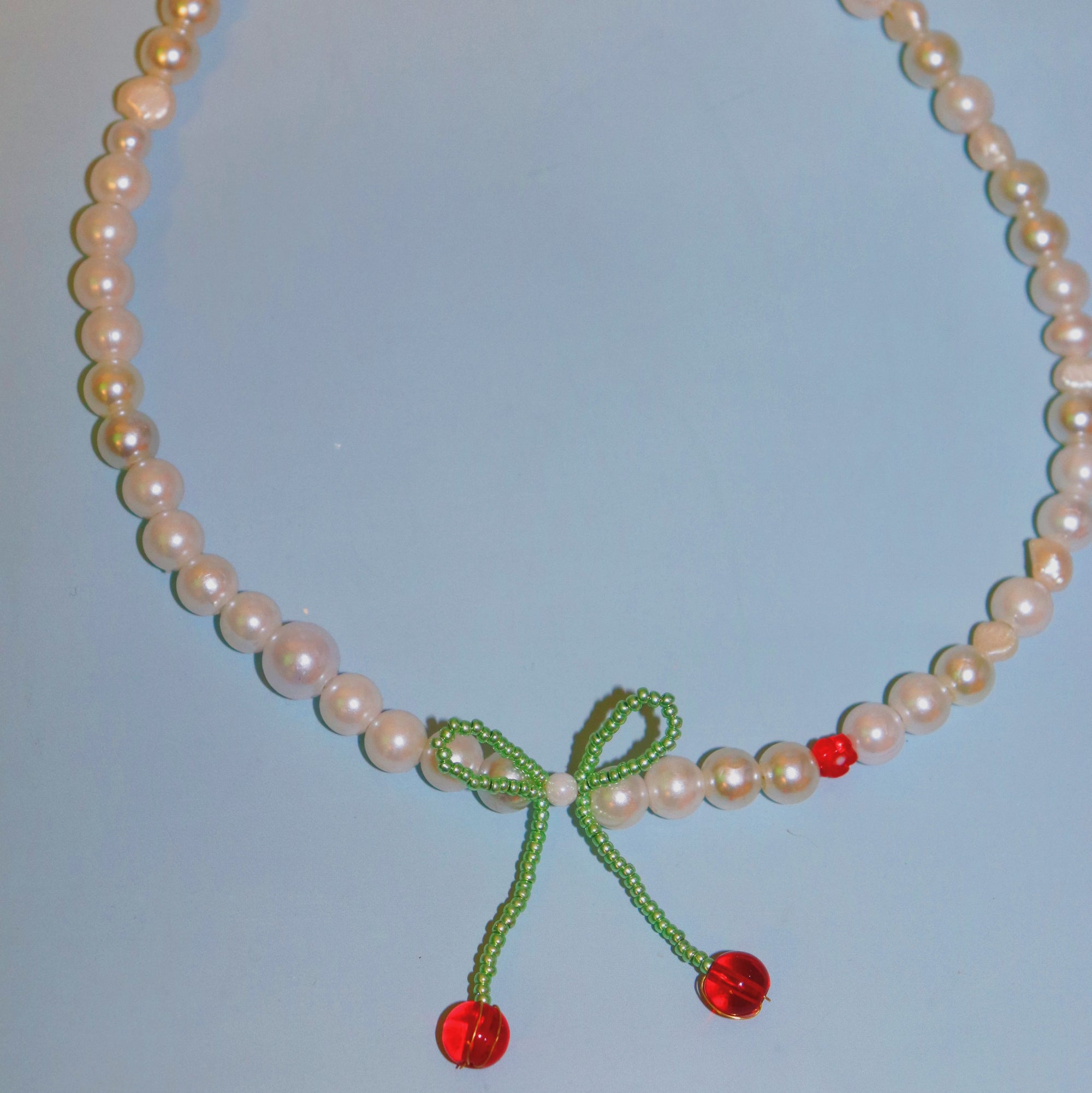 Cherry Pearl Necklace