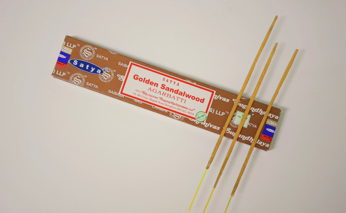 GOLDEN SANDALWOOD INCENSE STICKS