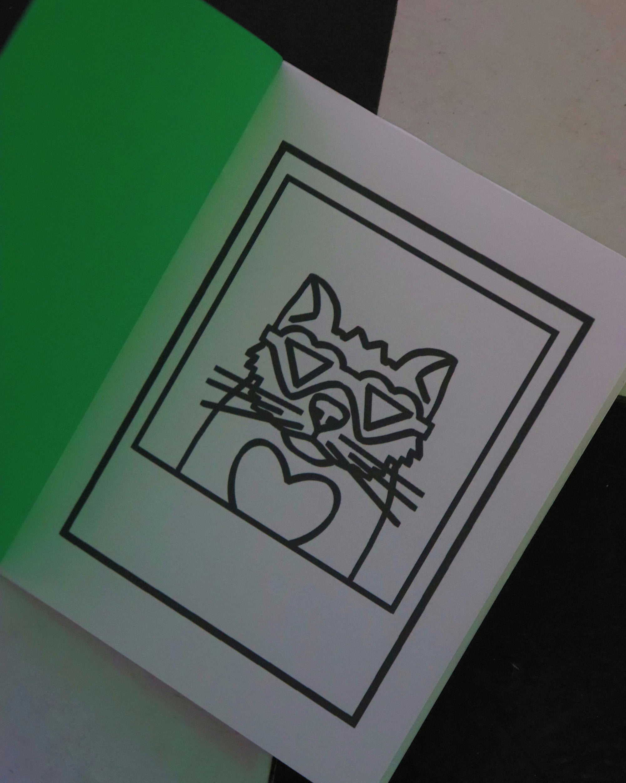 POLOROID PETS COLORING ZINE