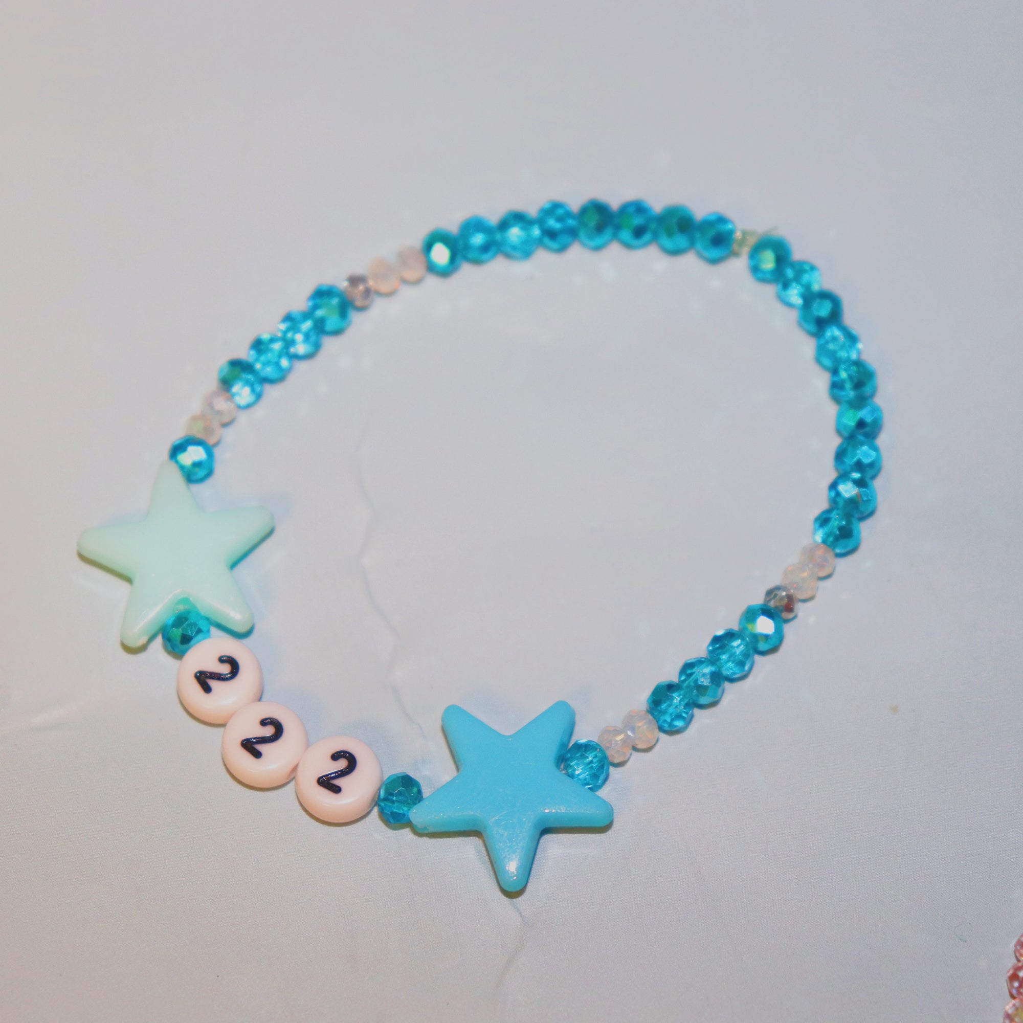 Angel Number 222 Blue Star Bracelet