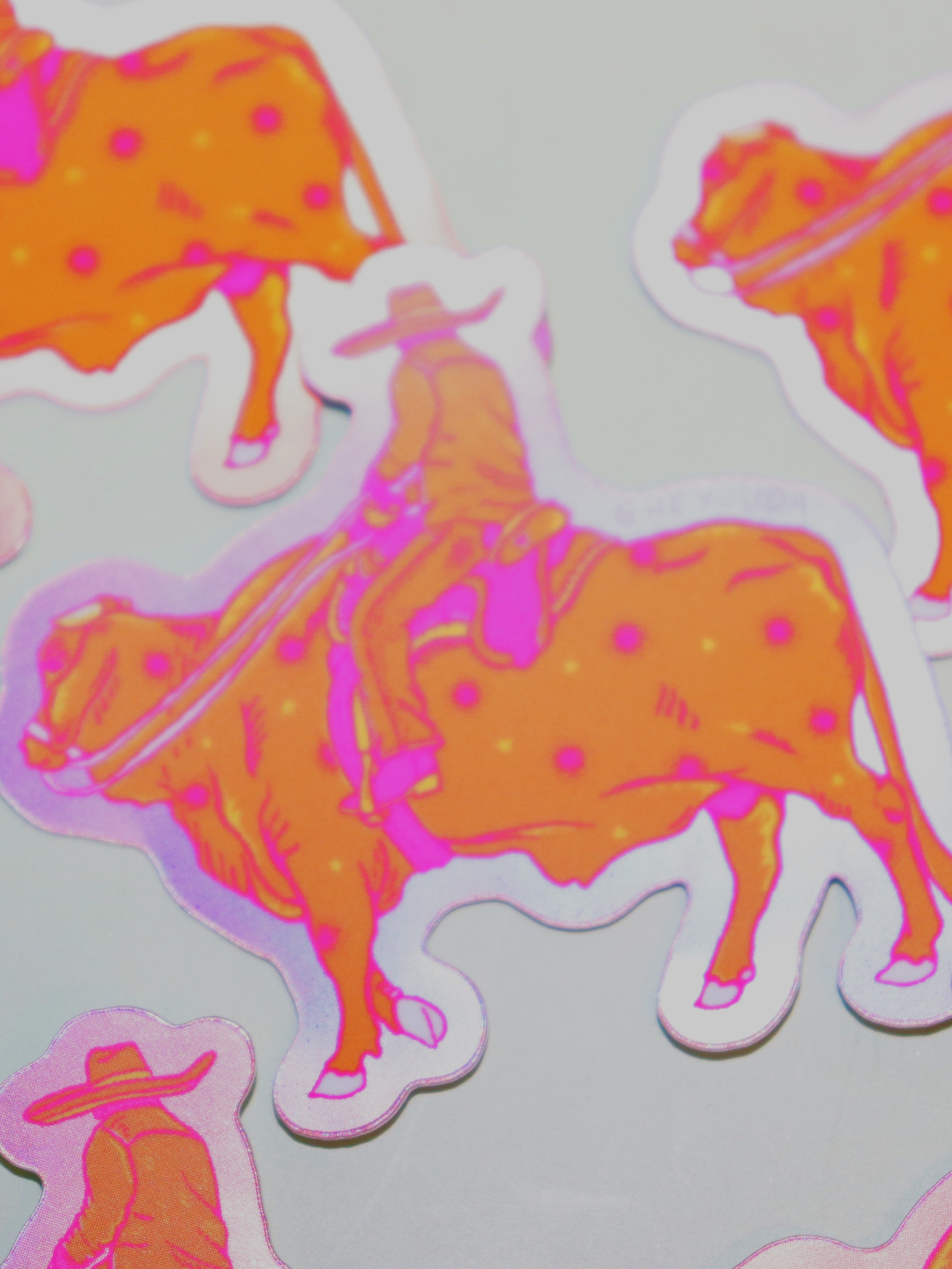 Pink Vaquero Sticker