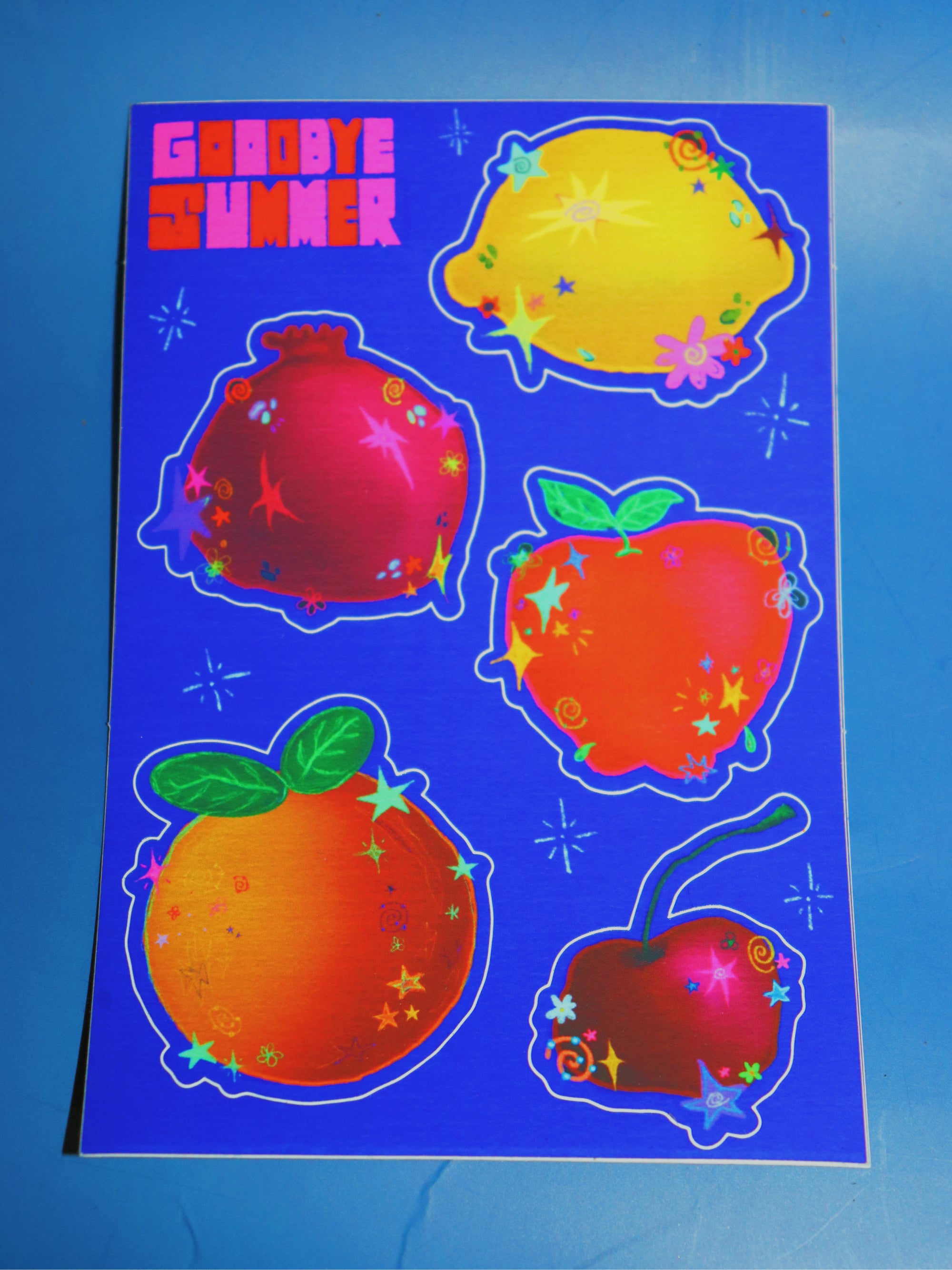 Goodbye Summer Sticker Sheet