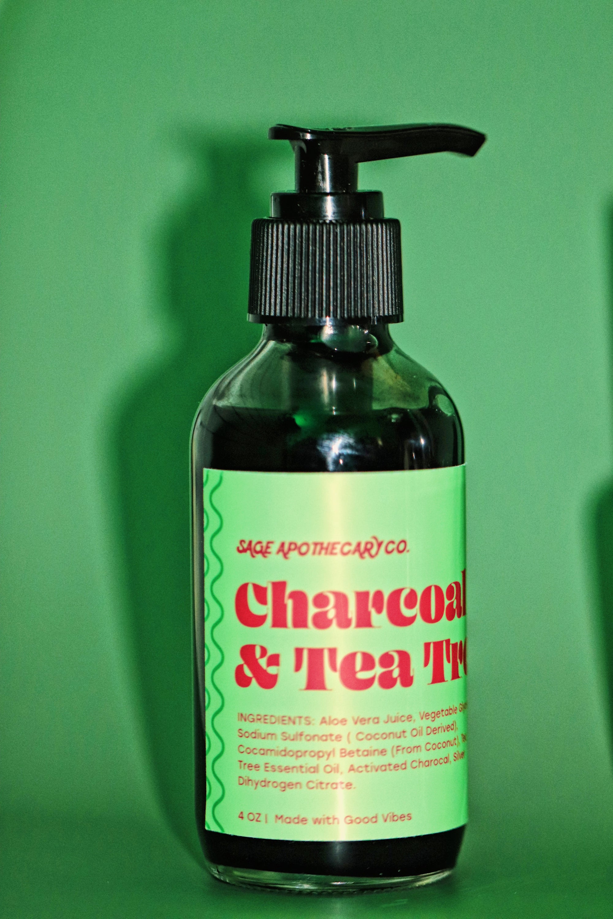 CHARCOAL + TEA TREE FACIAL CLEANSER