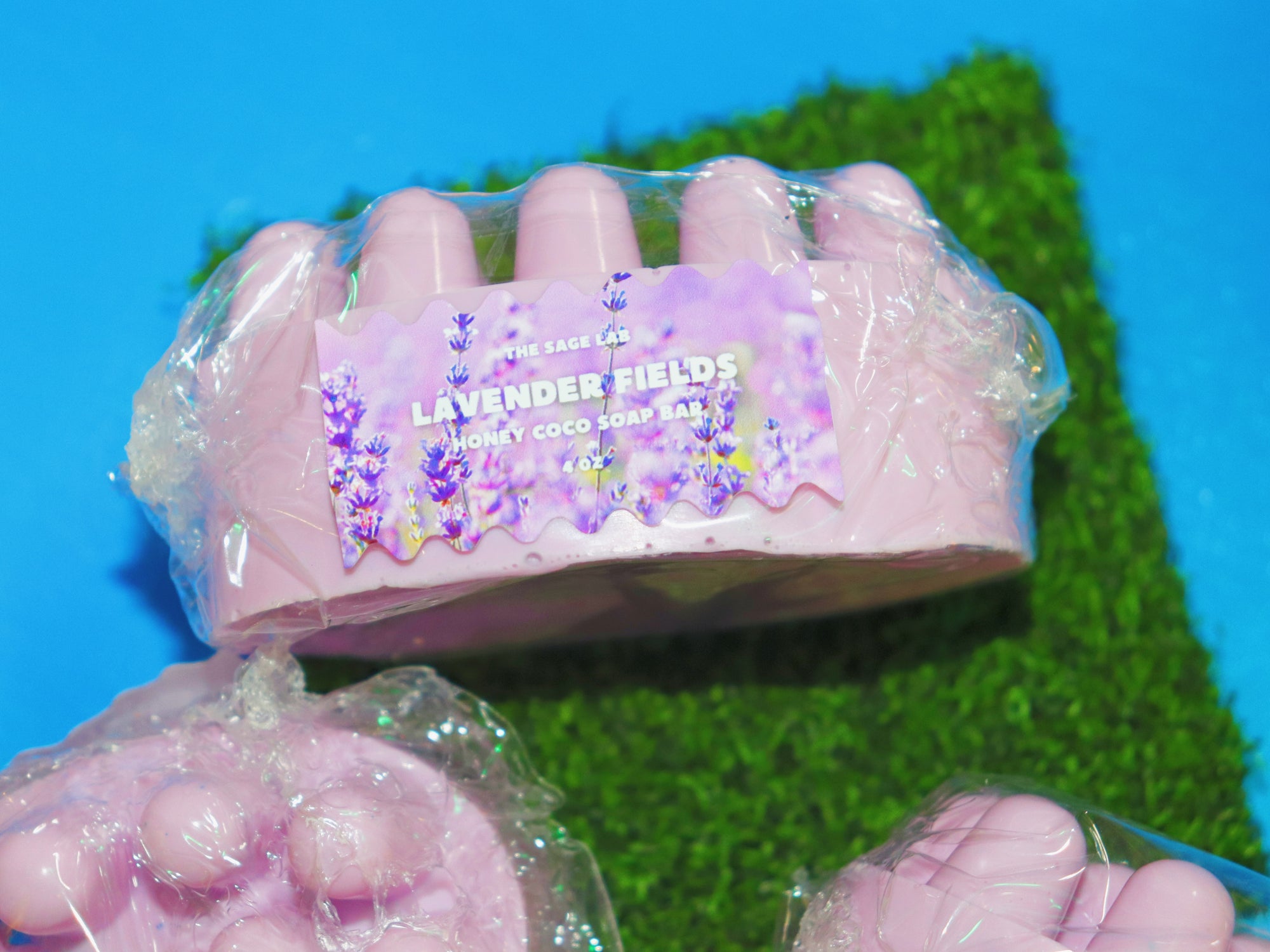 Lavender Fields Scrub Soap Bar