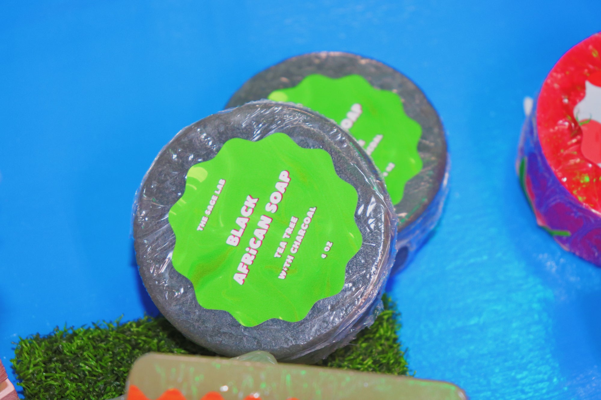 Black African Soap with Charcoal & Tea Tree Oil