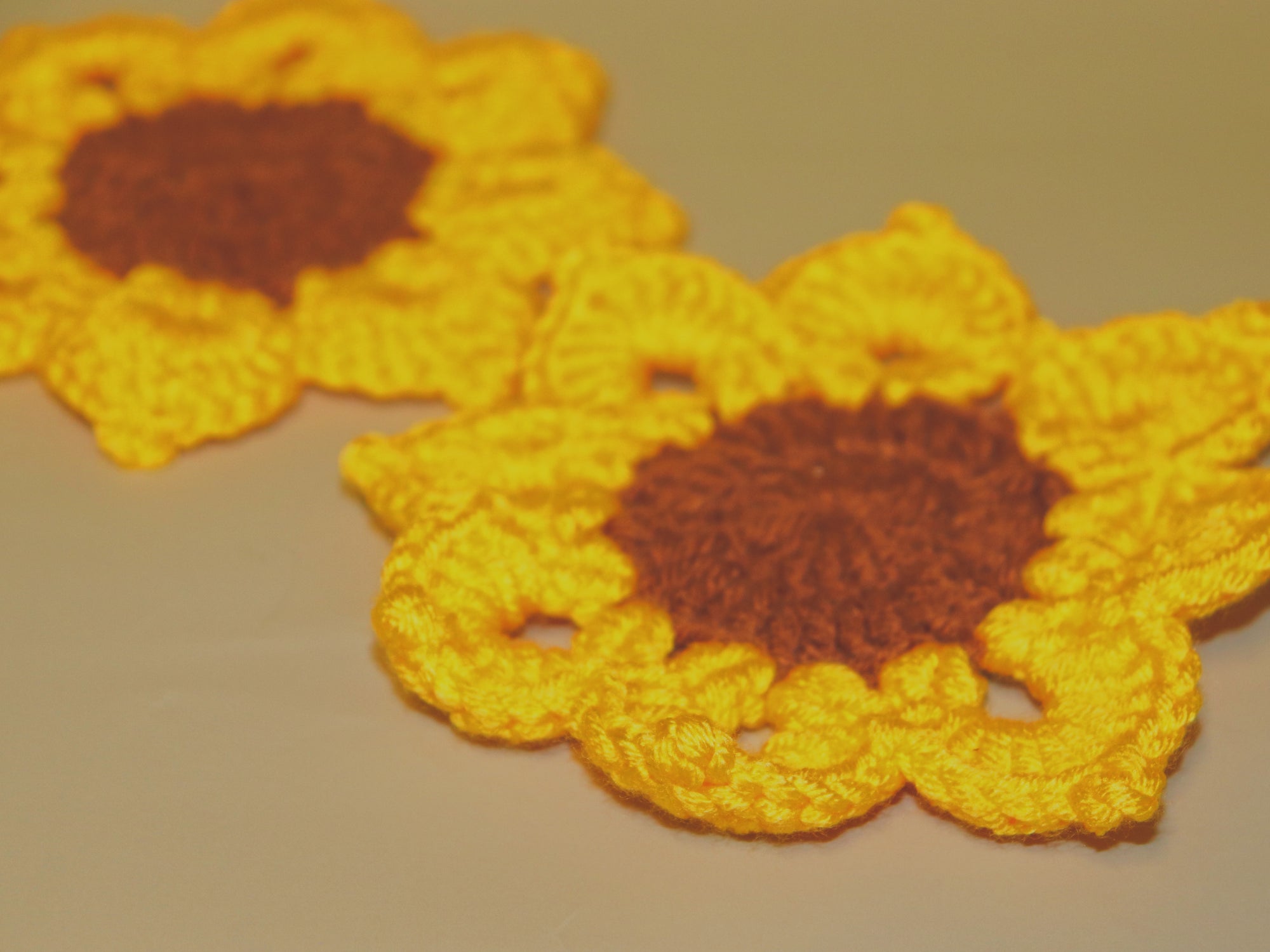 Sunflower Coasters 🌻