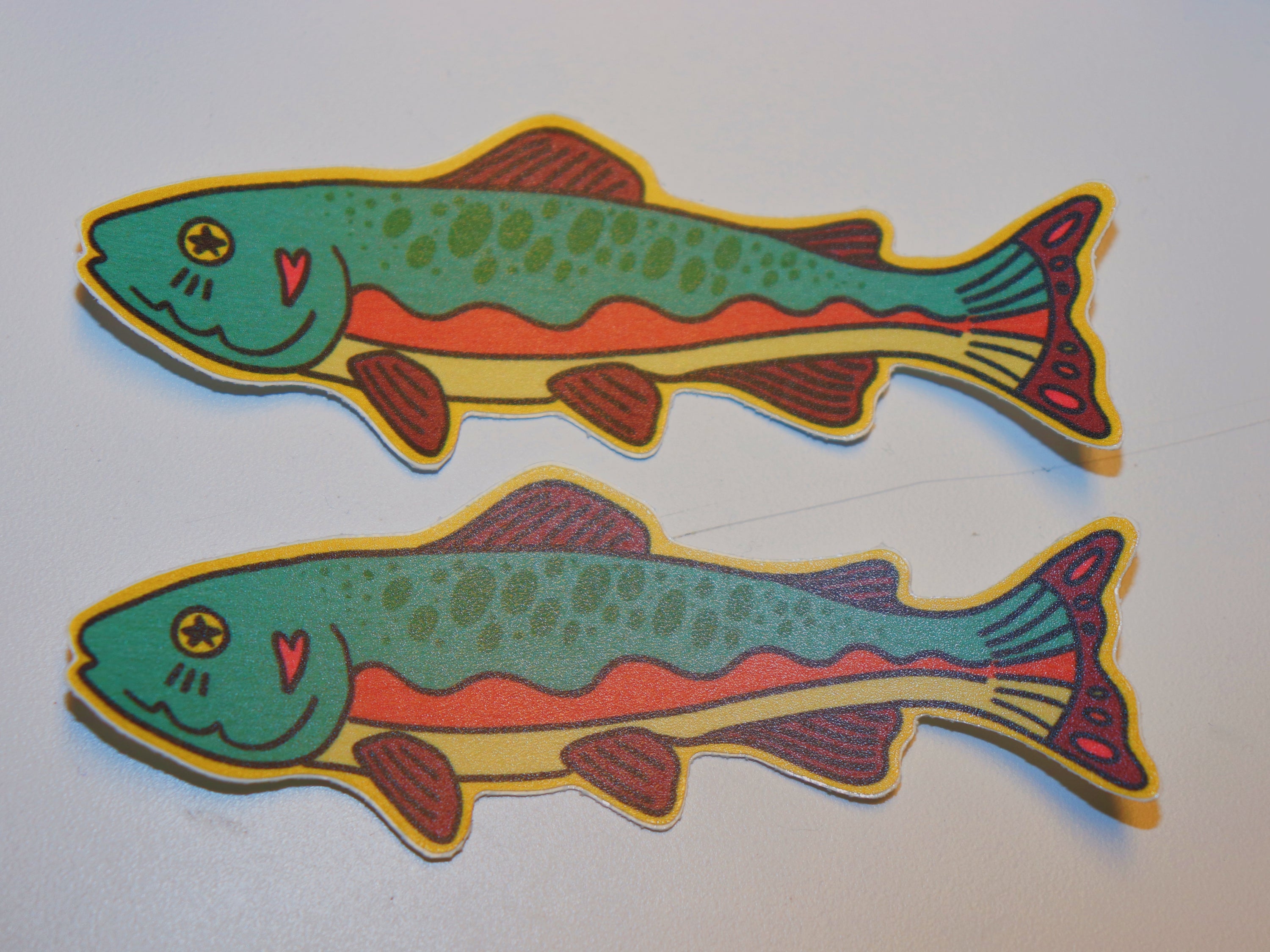 Green Sardine Fish Sticker