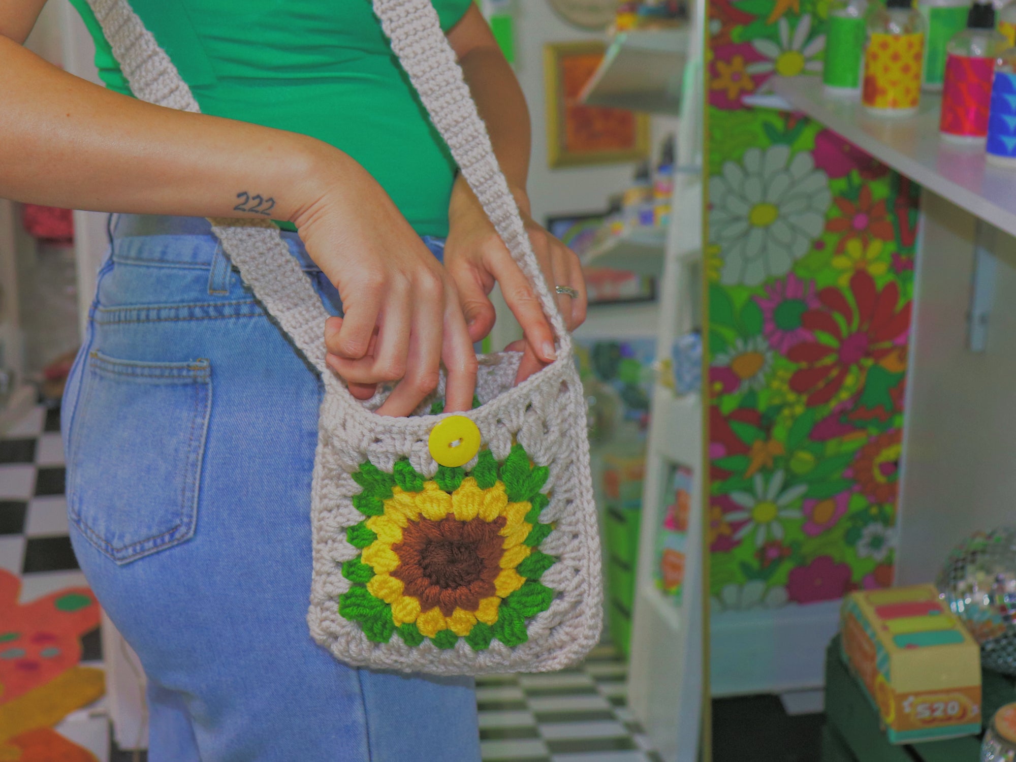 Sunflower Crochet Tote 🌻