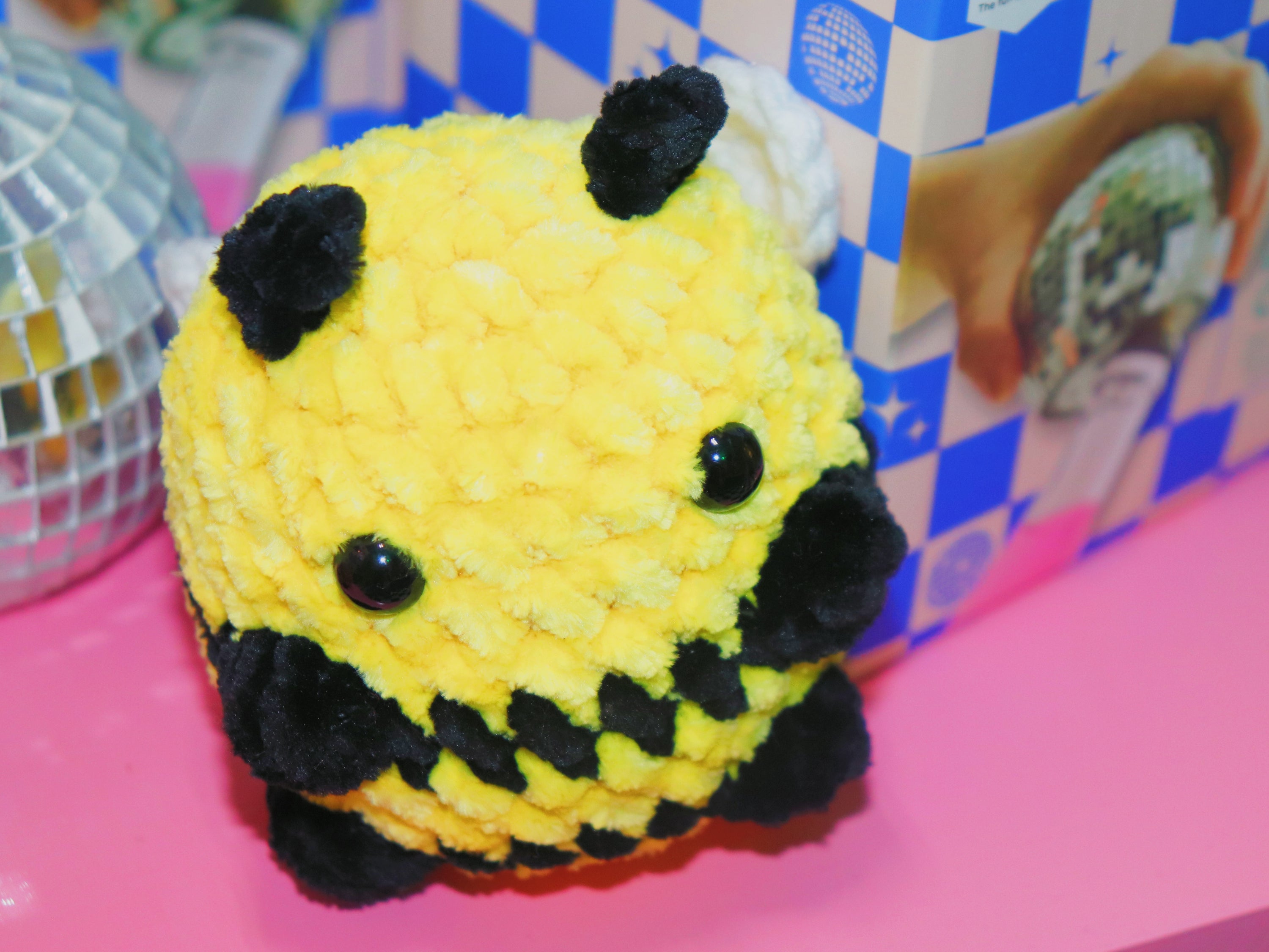 Busy Bee Crochet Charm