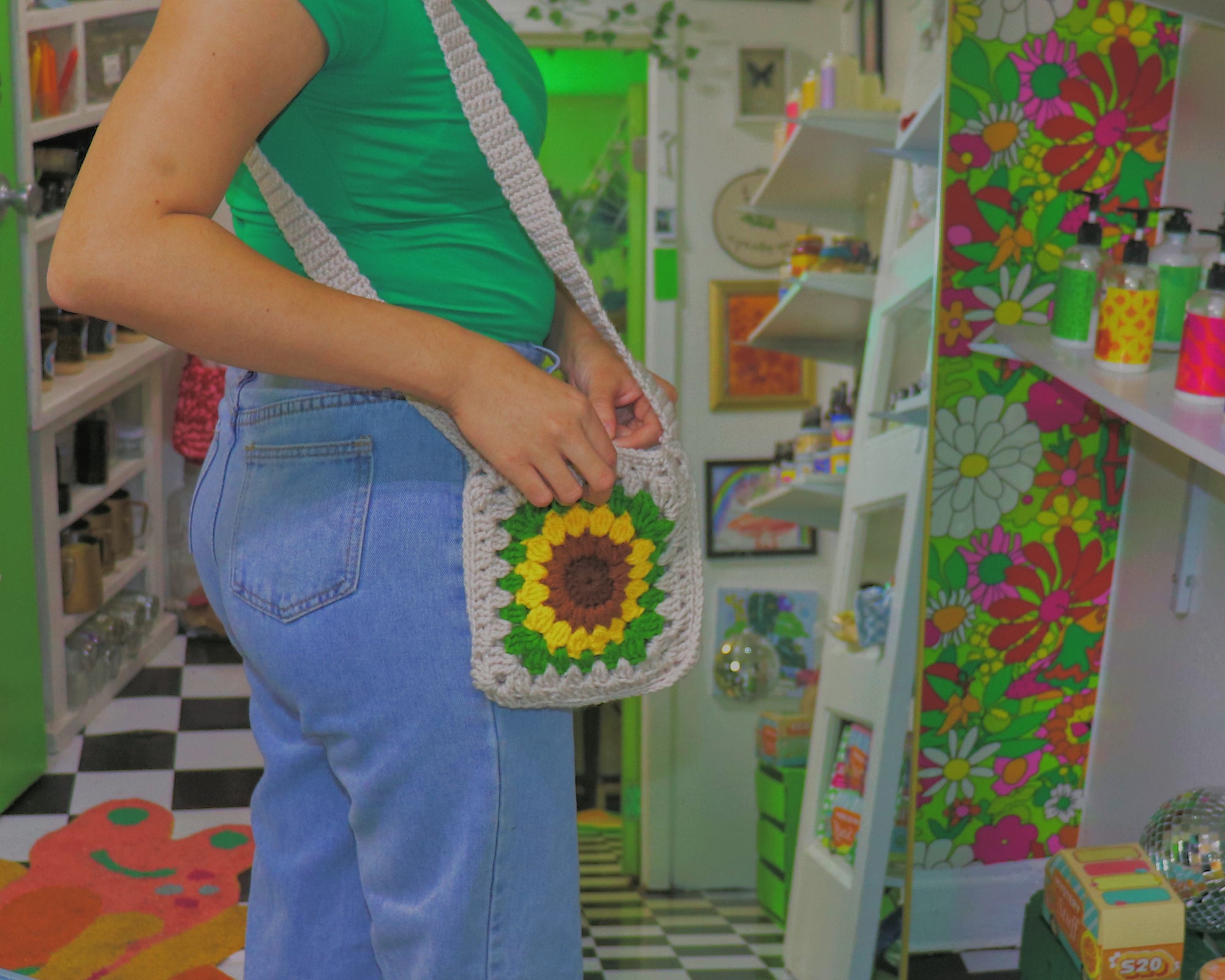 Sunflower Crochet Tote 🌻