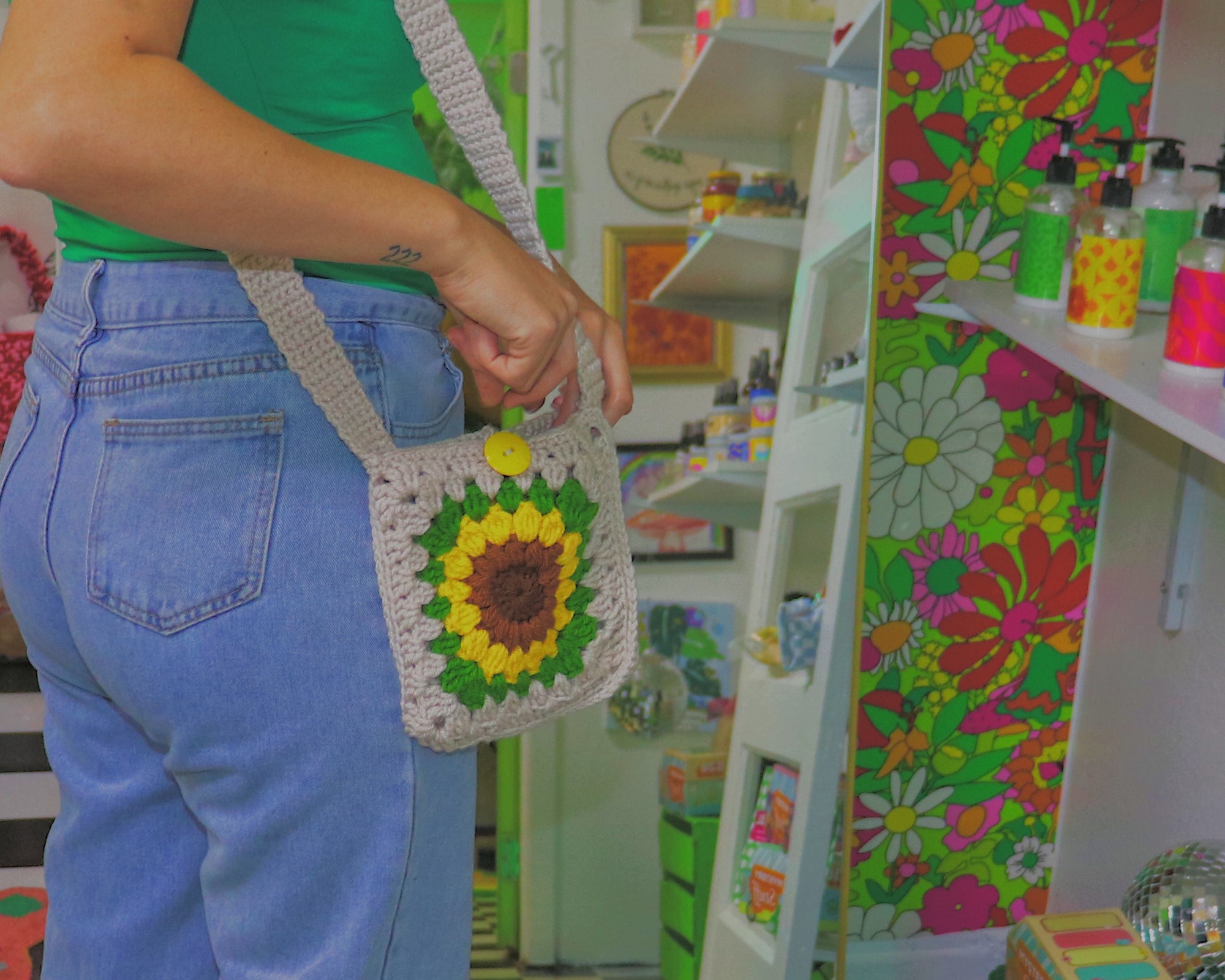 Sunflower Crochet Tote 🌻