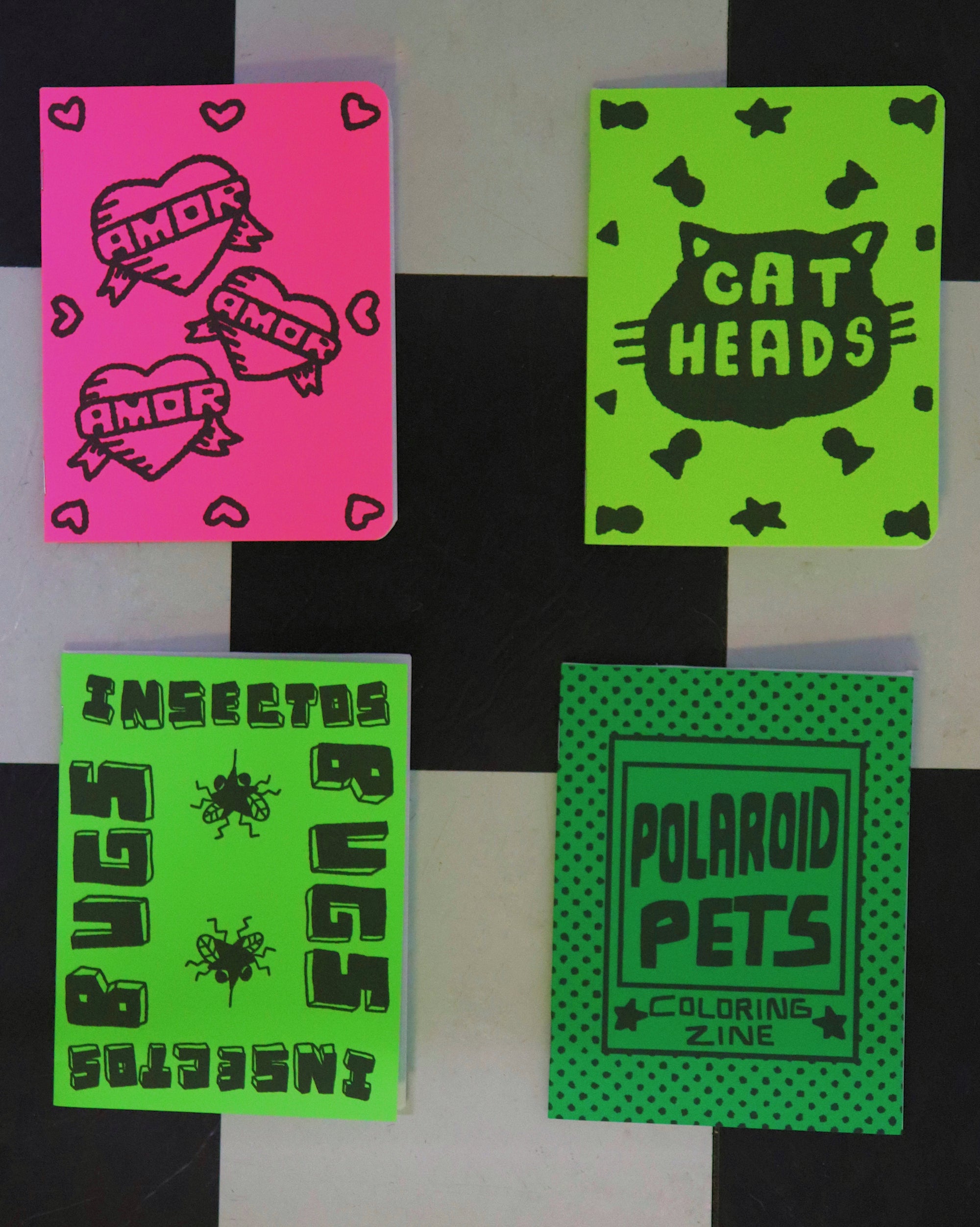 POLOROID PETS COLORING ZINE