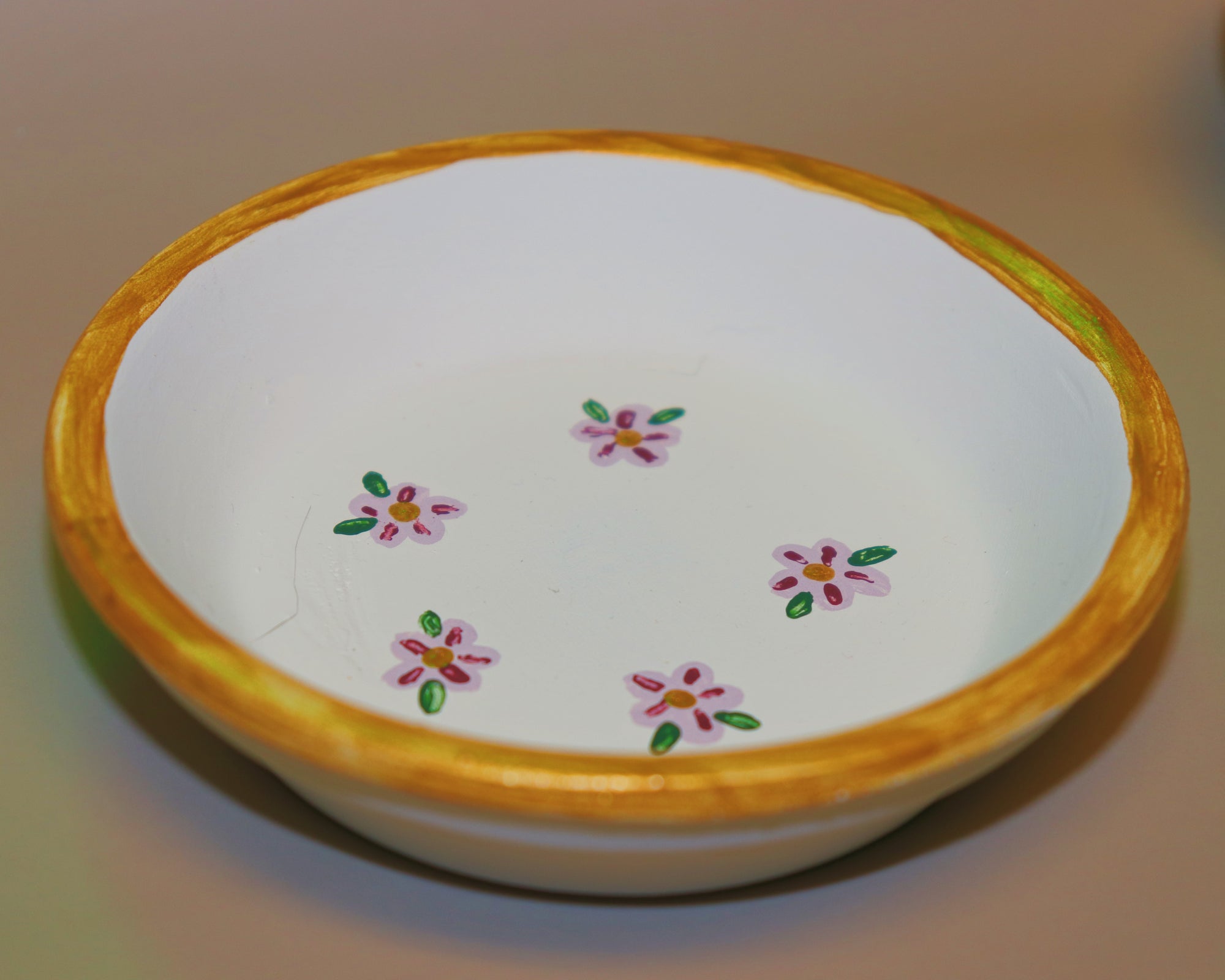 Floral Jewelry Trinket Dish