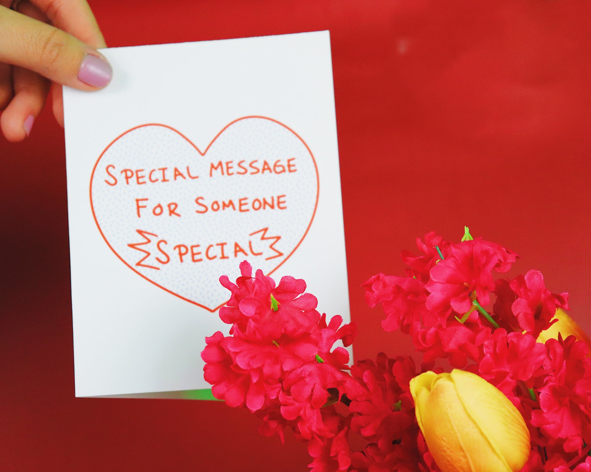 SPECIAL MESSAGE GREETING CARD