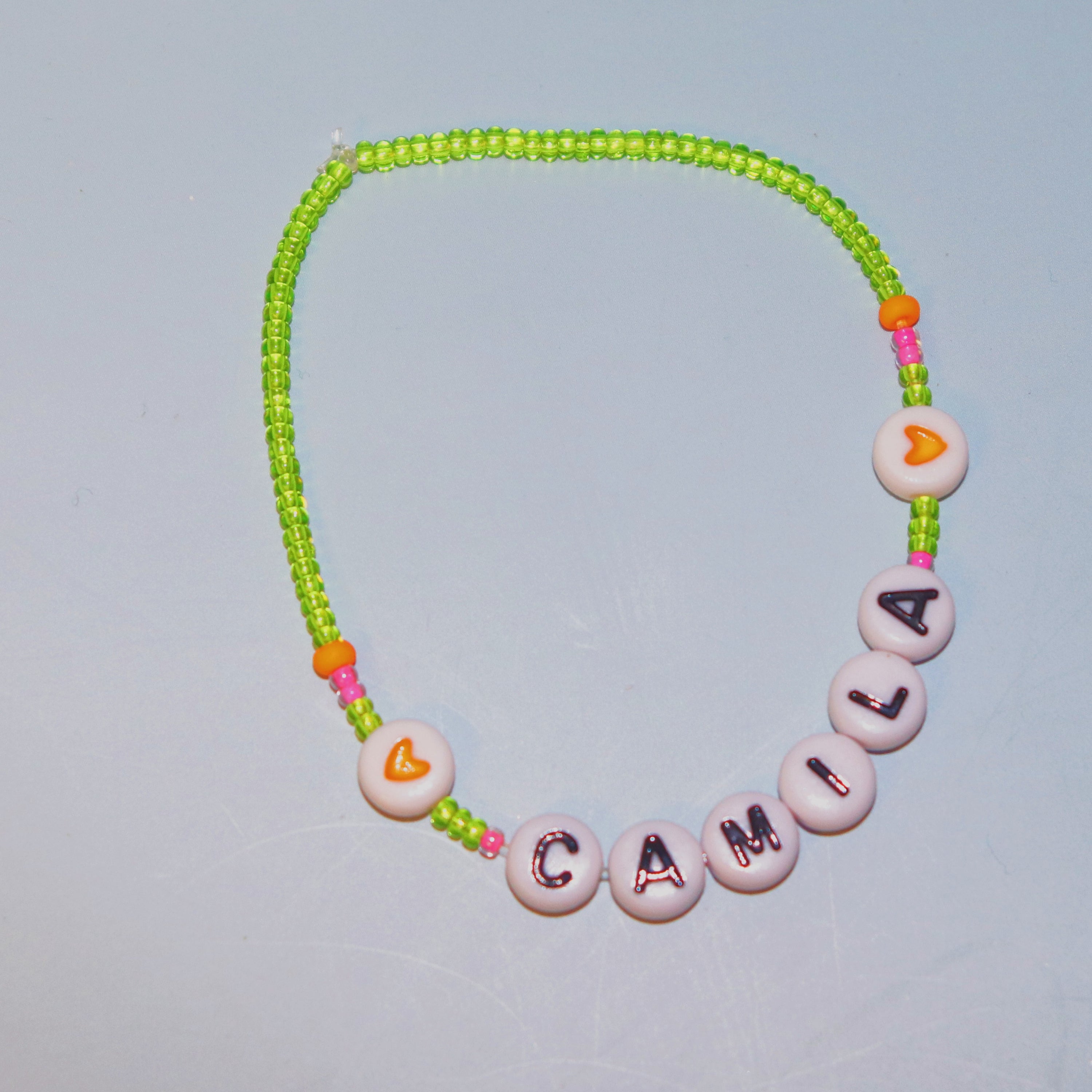 Camila Green Beaded Bracelet