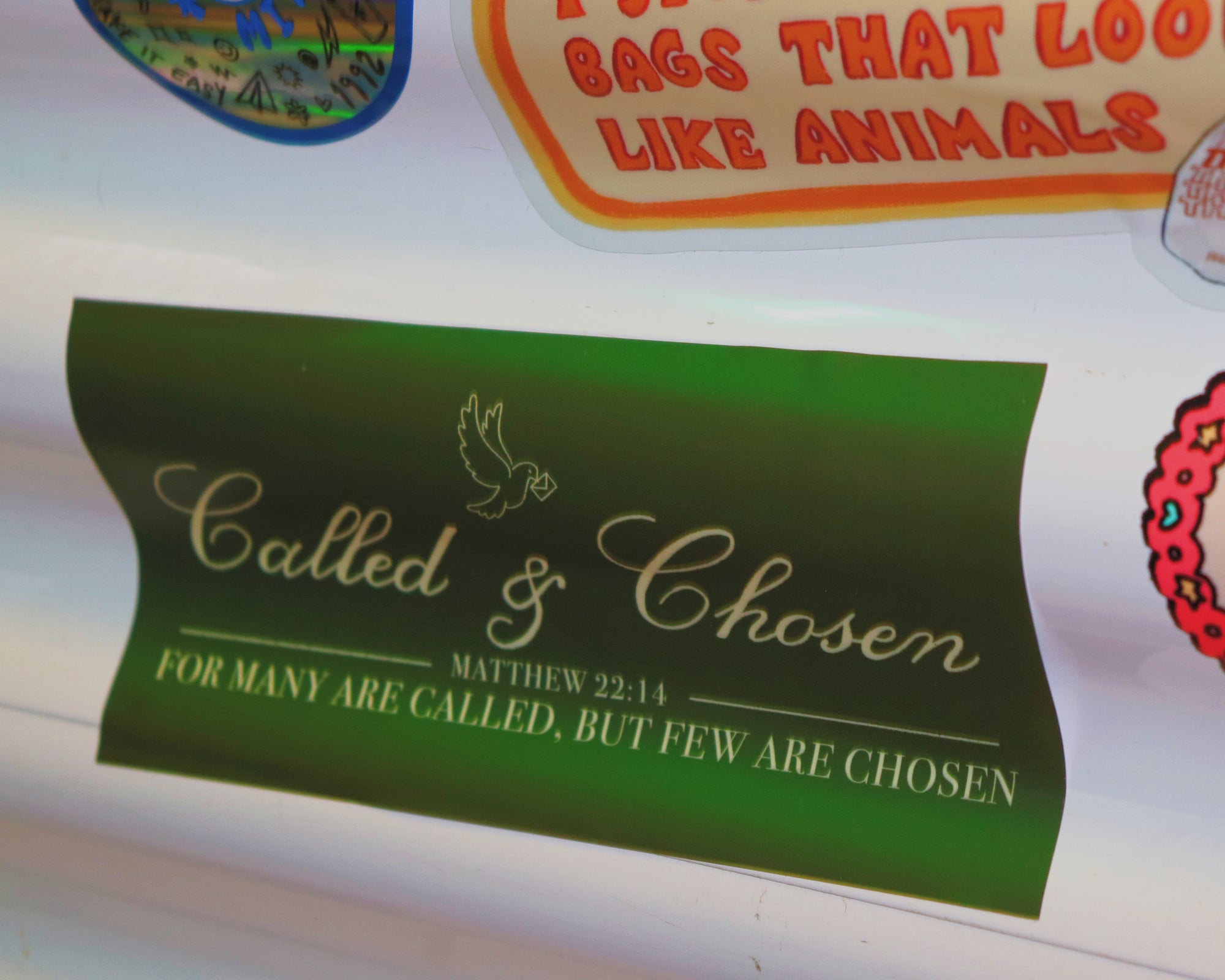 Called and Chosen Bumper Sticker