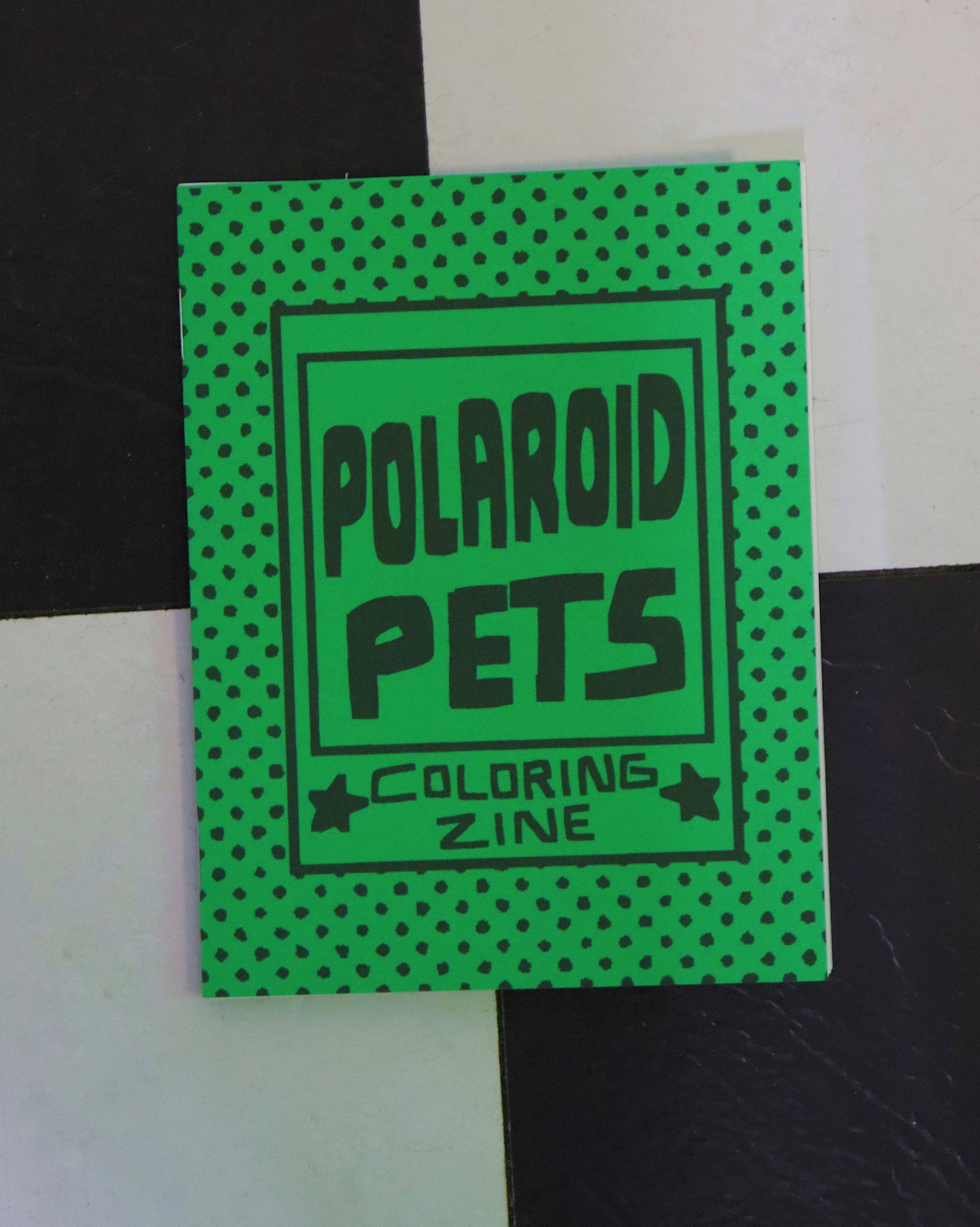 POLOROID PETS COLORING ZINE