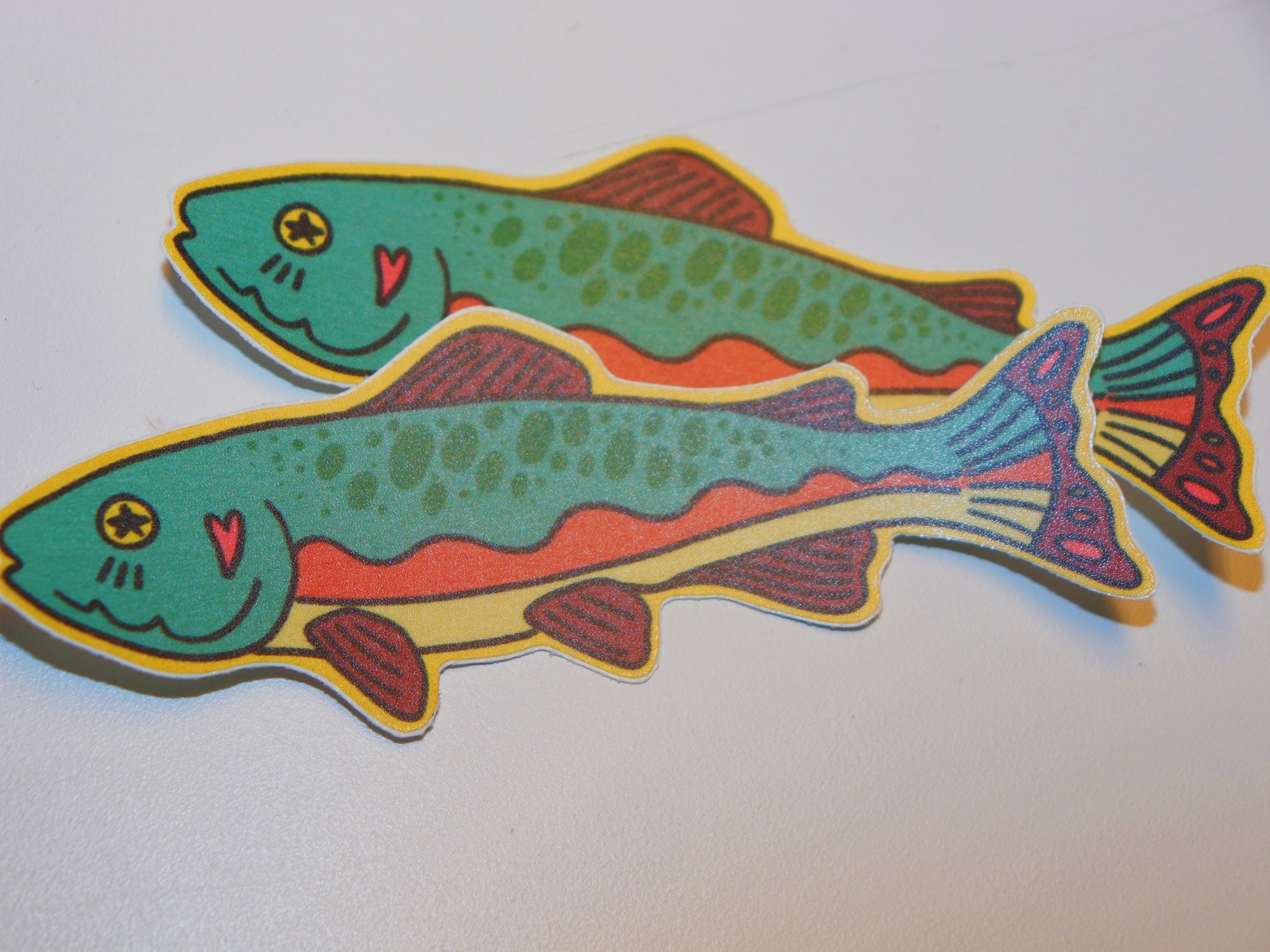 Green Sardine Fish Sticker