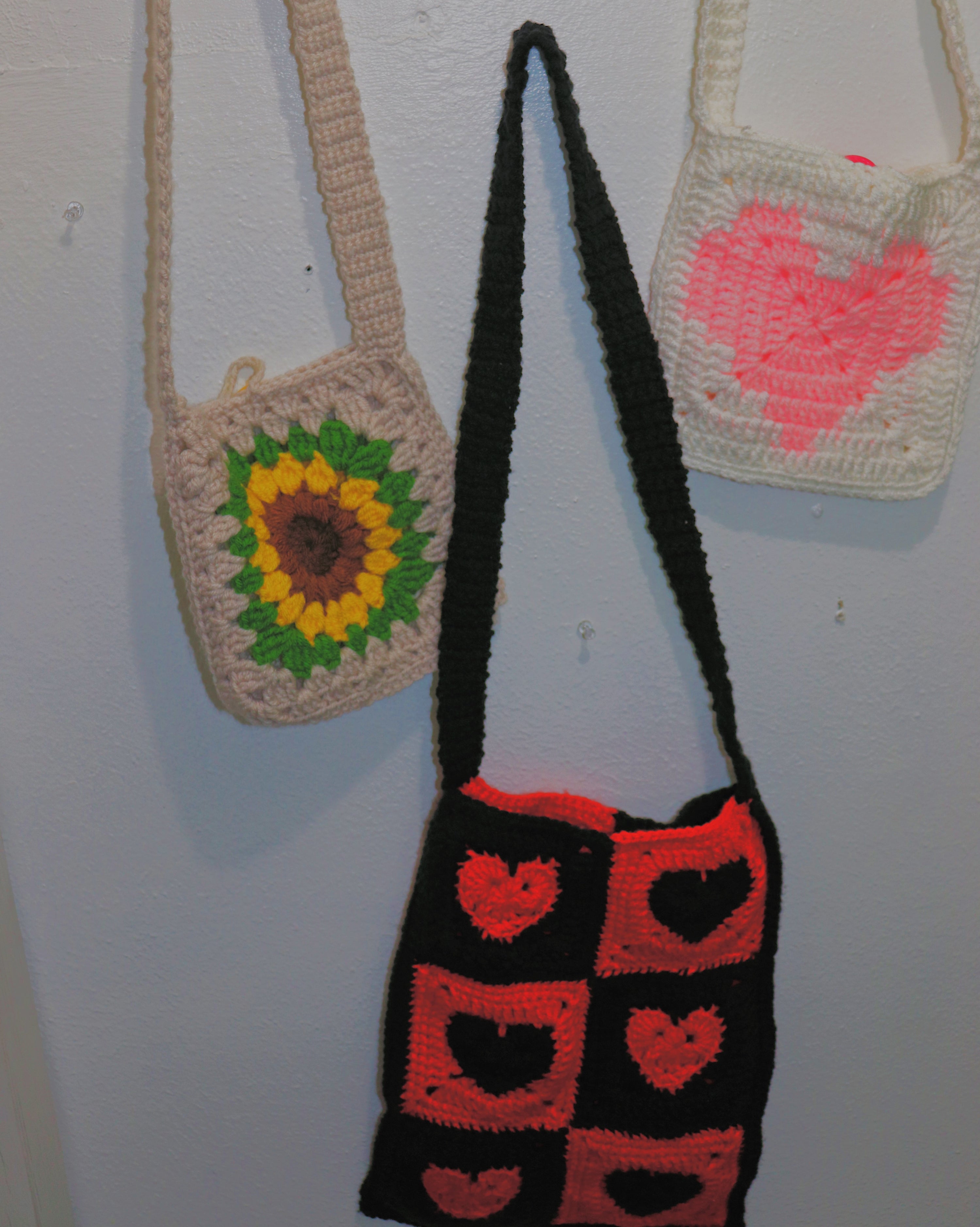 Queen of Hearts Crochet Tote ♥️