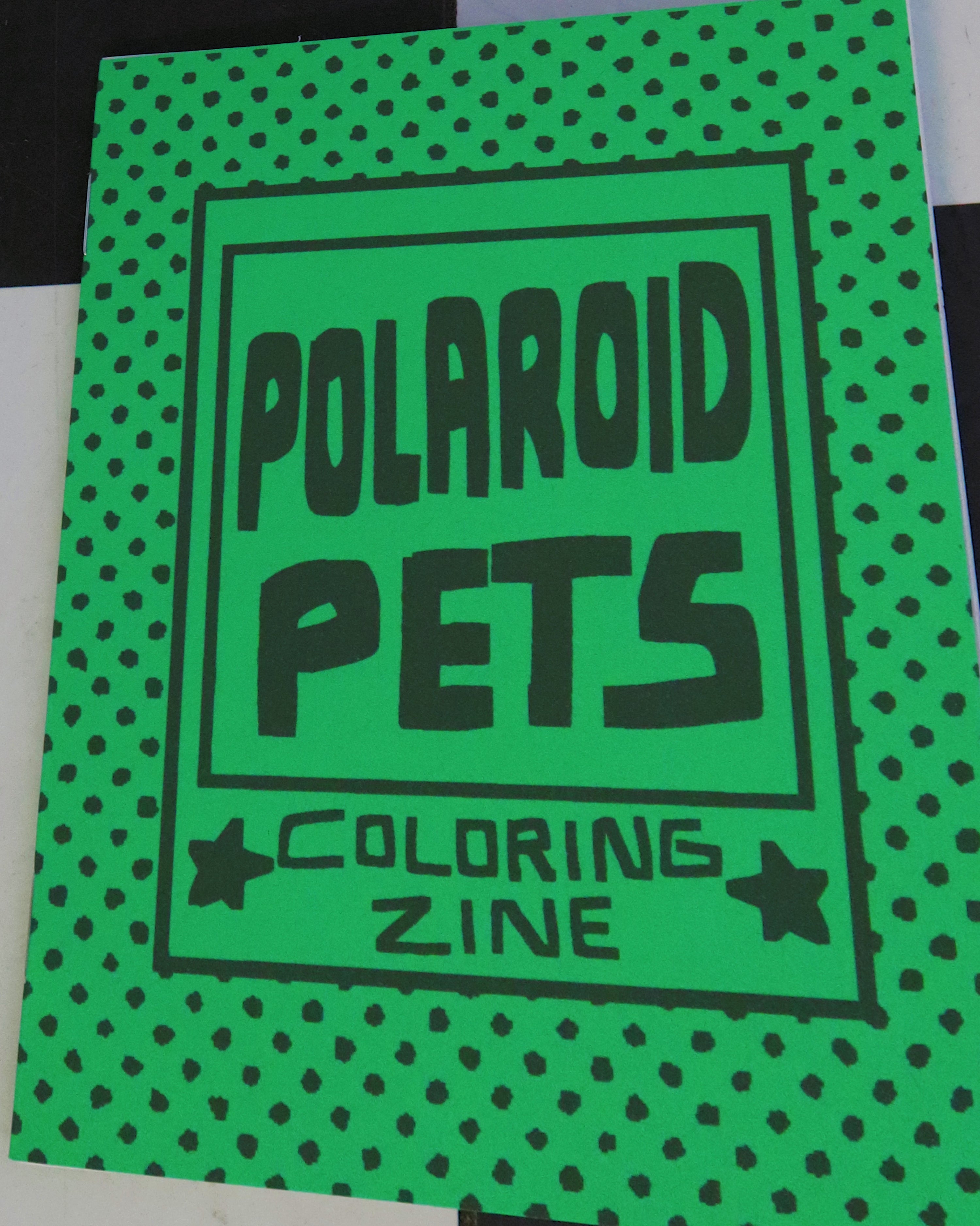 POLOROID PETS COLORING ZINE