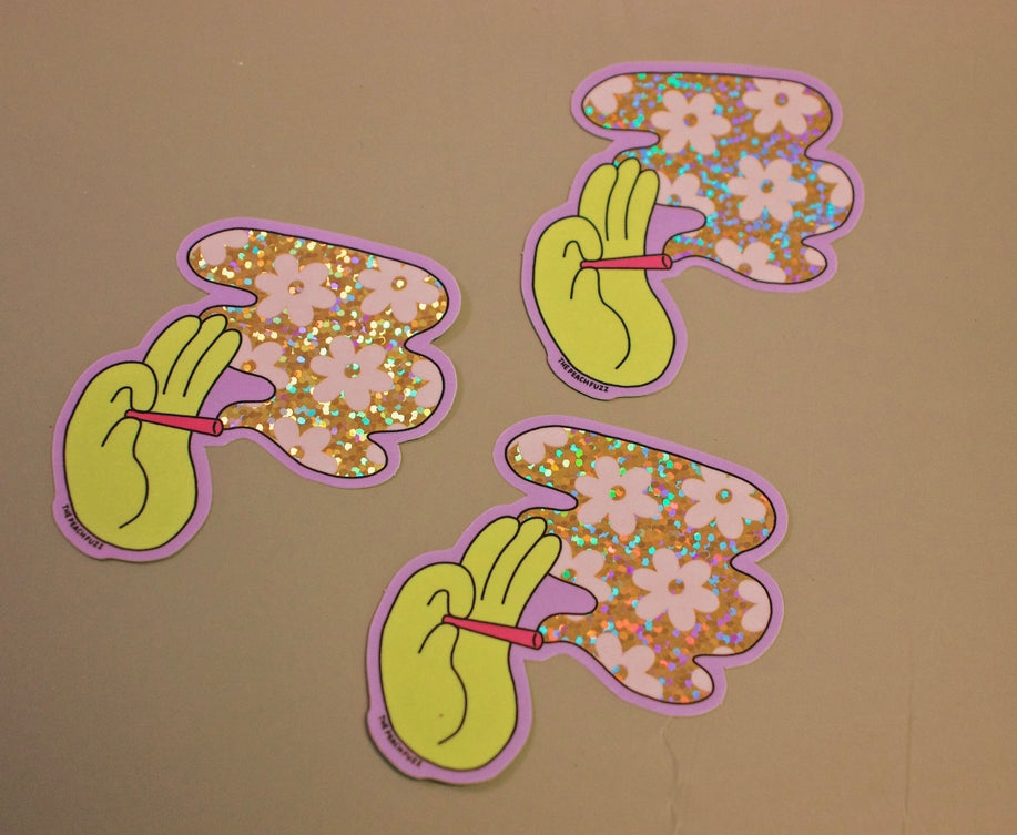 Flower Power Sticker