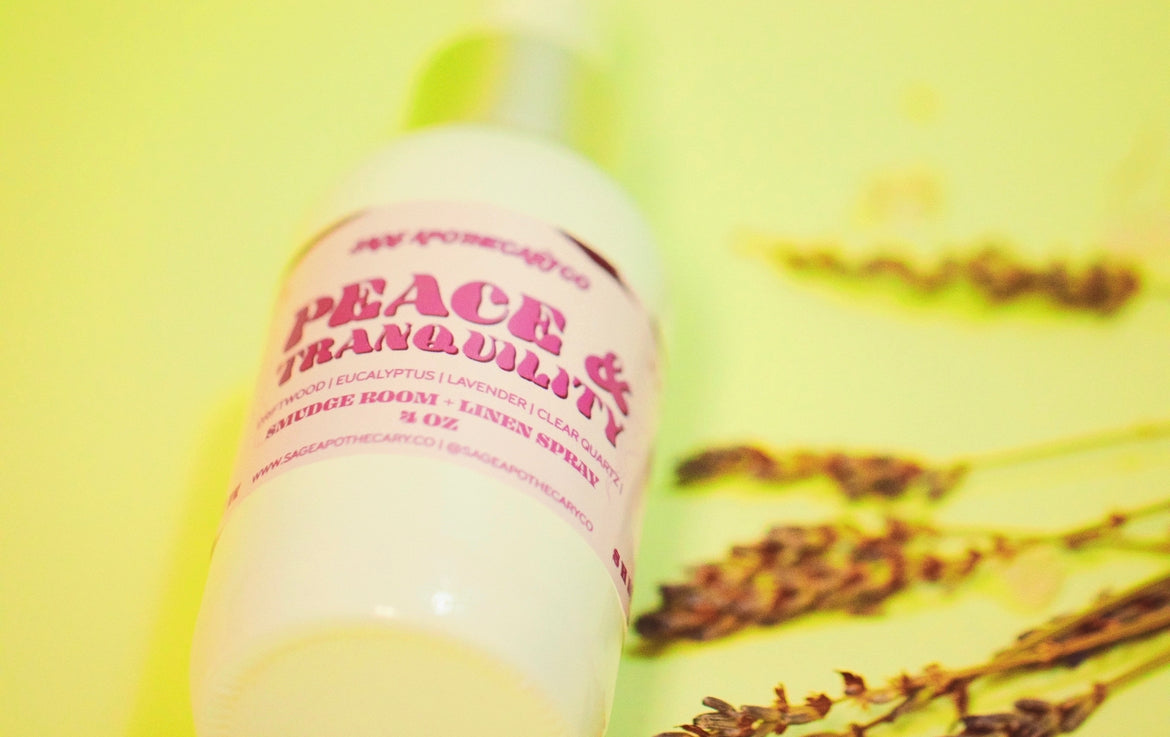 PEACE + TRANQUILITY SMUDGE ROOM SPRAY