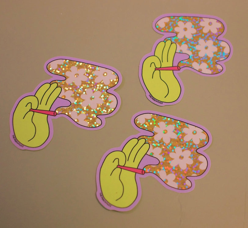 Flower Power Sticker