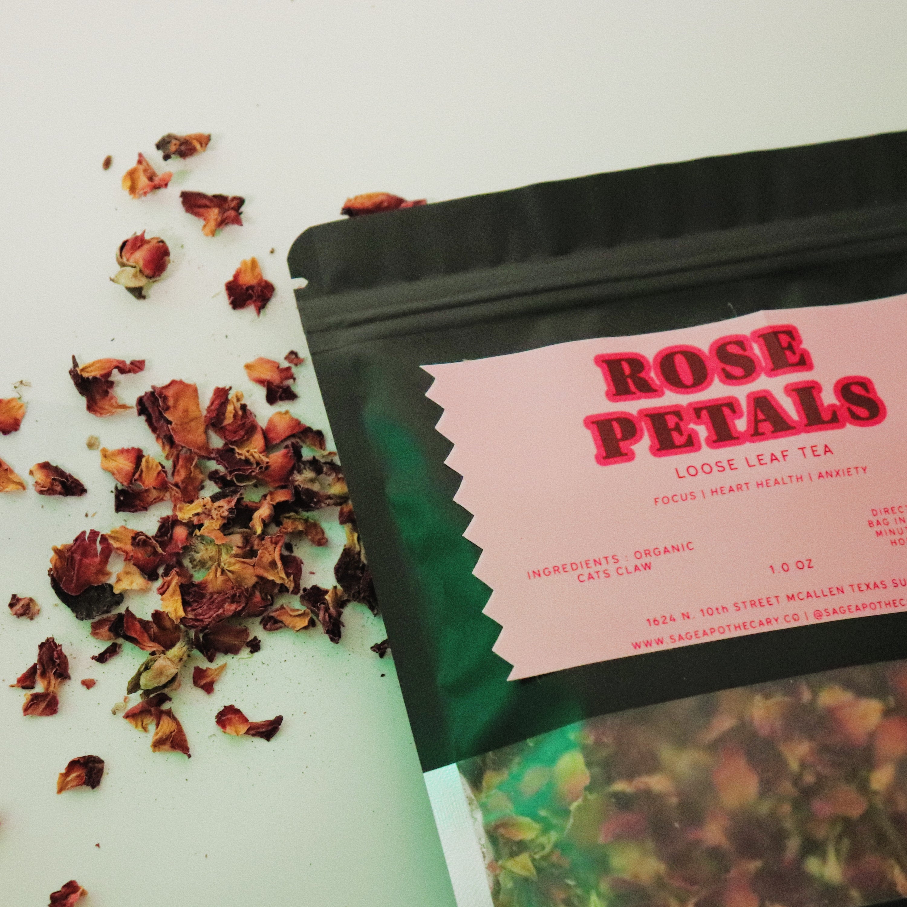 ROSE PETALS LOOSE LEAF TEA BLEND