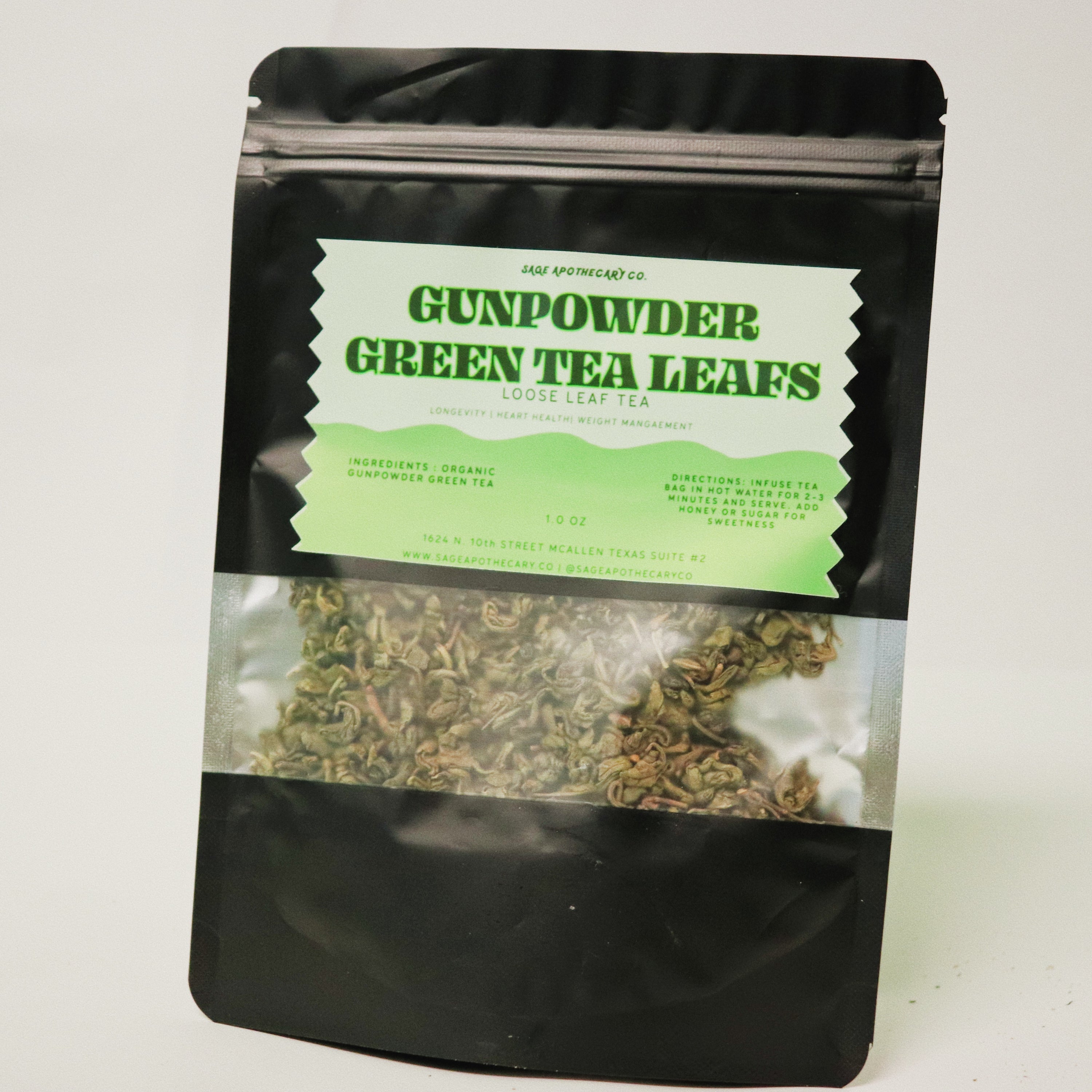 GUNPOWDER GREEN TEA LOOSE LEAF TEA BLEND