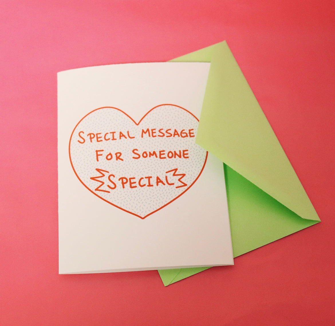 SPECIAL MESSAGE GREETING CARD