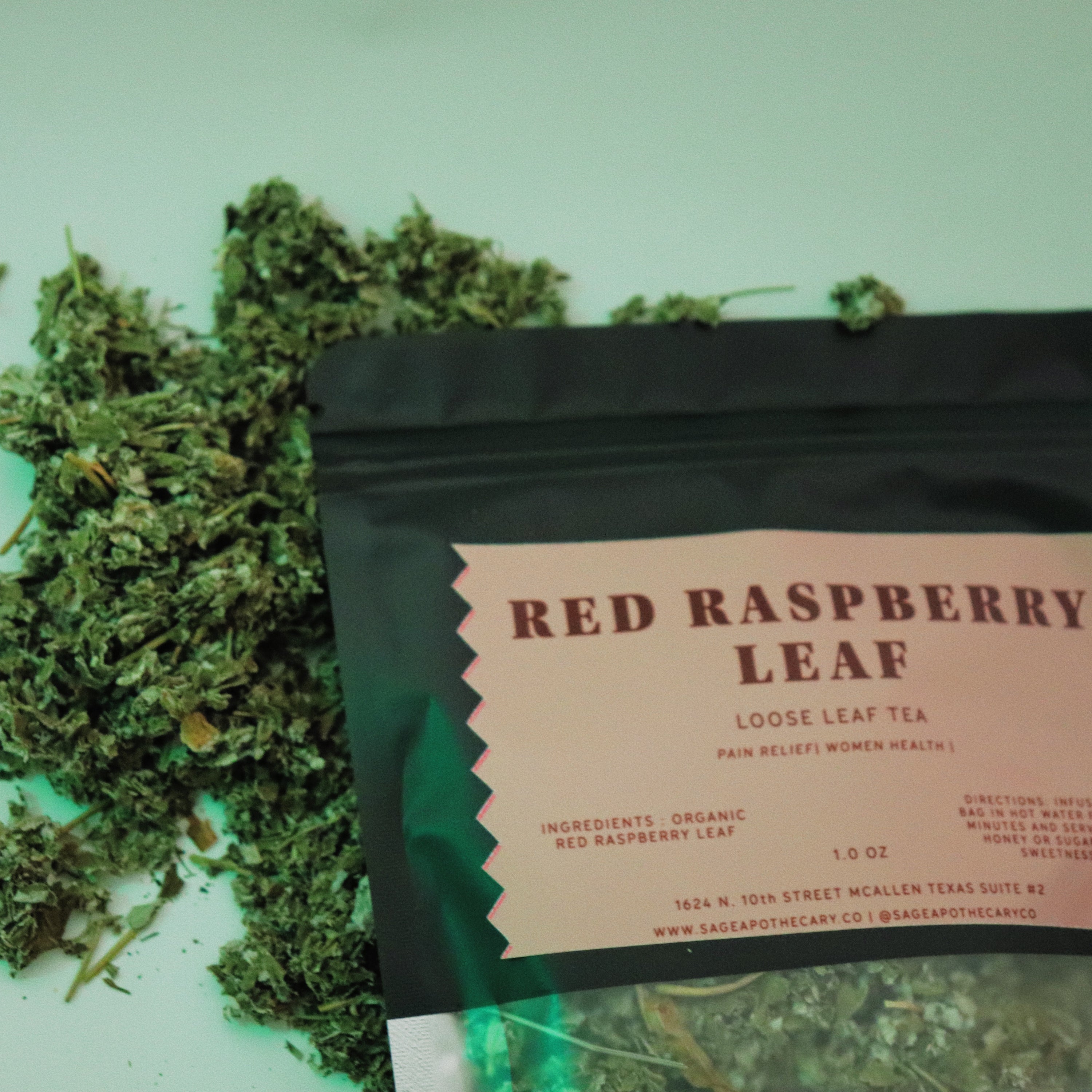 RASPBERRY LEAF LOOSE LEAF TEA BLEND