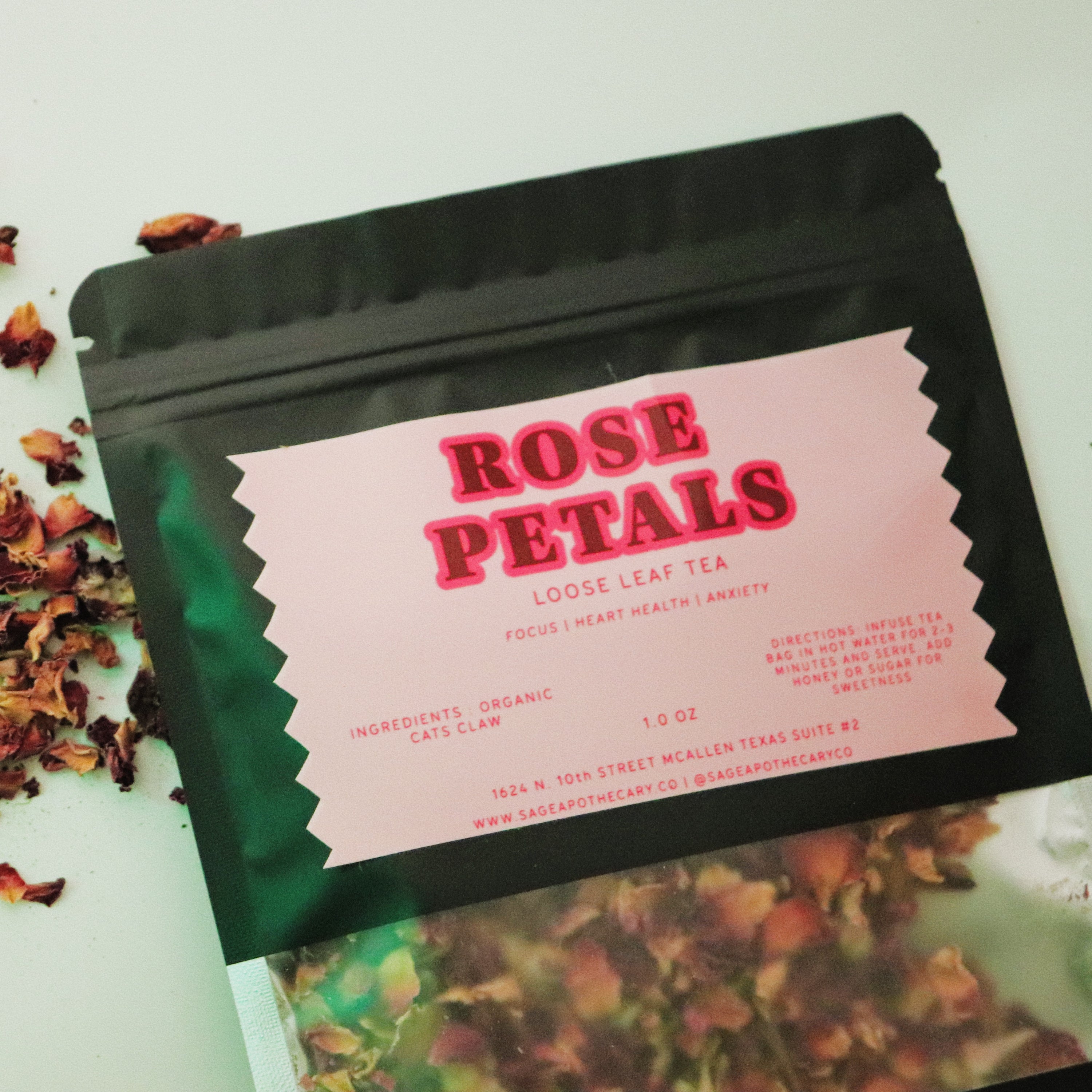 ROSE PETALS LOOSE LEAF TEA BLEND