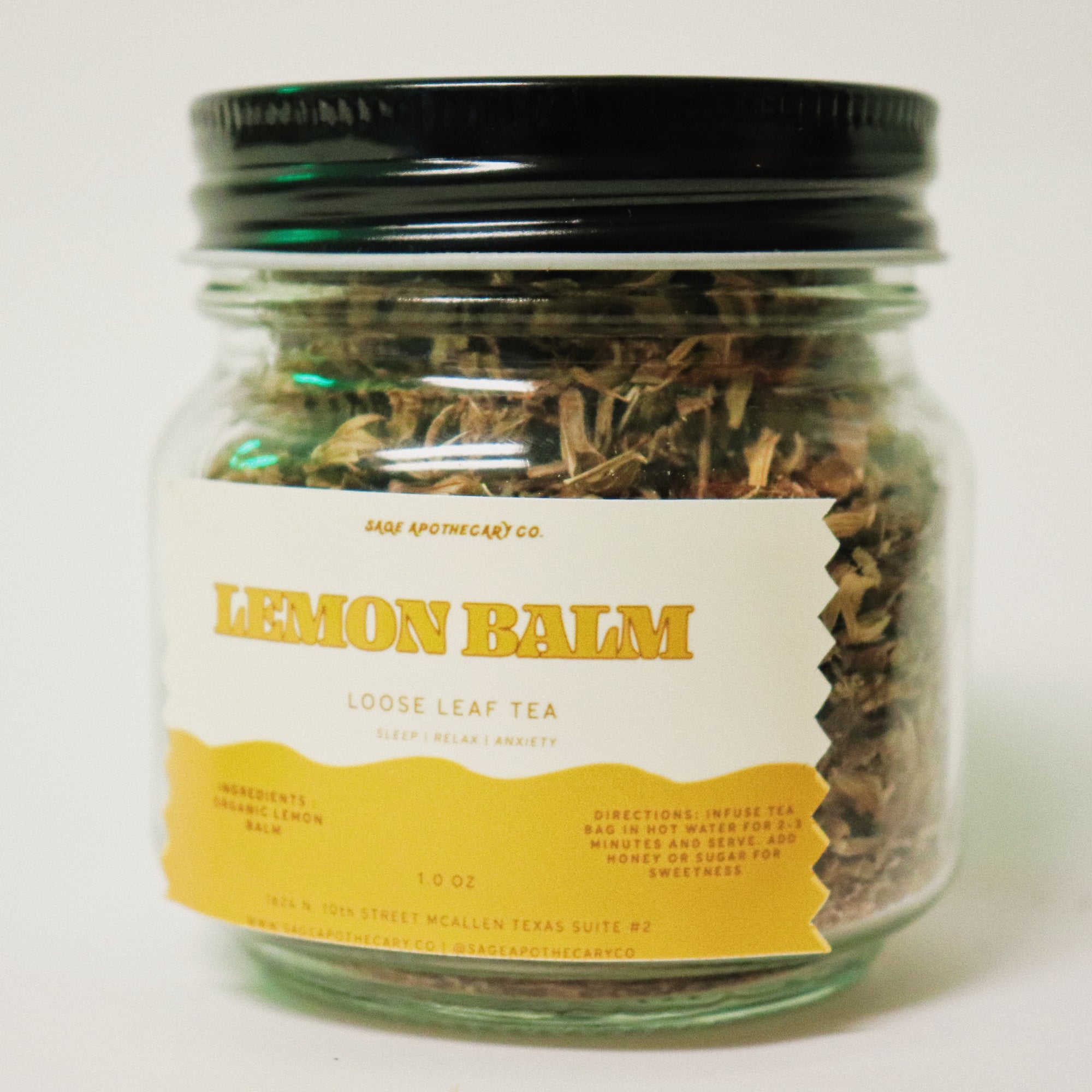 LEMON BALM LOOSE LEAF TEA BLEND