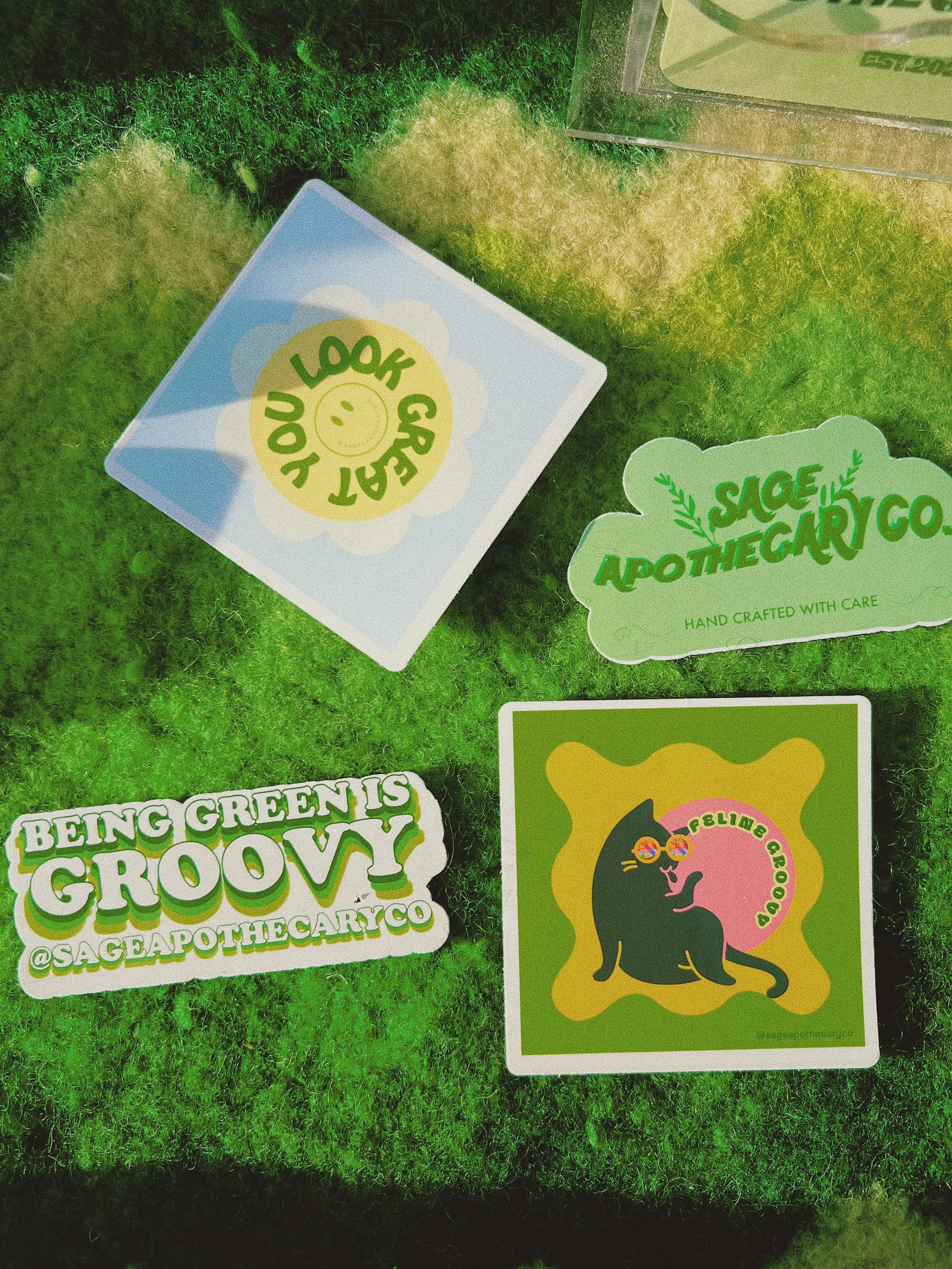 FELINE GROOVY Sticker