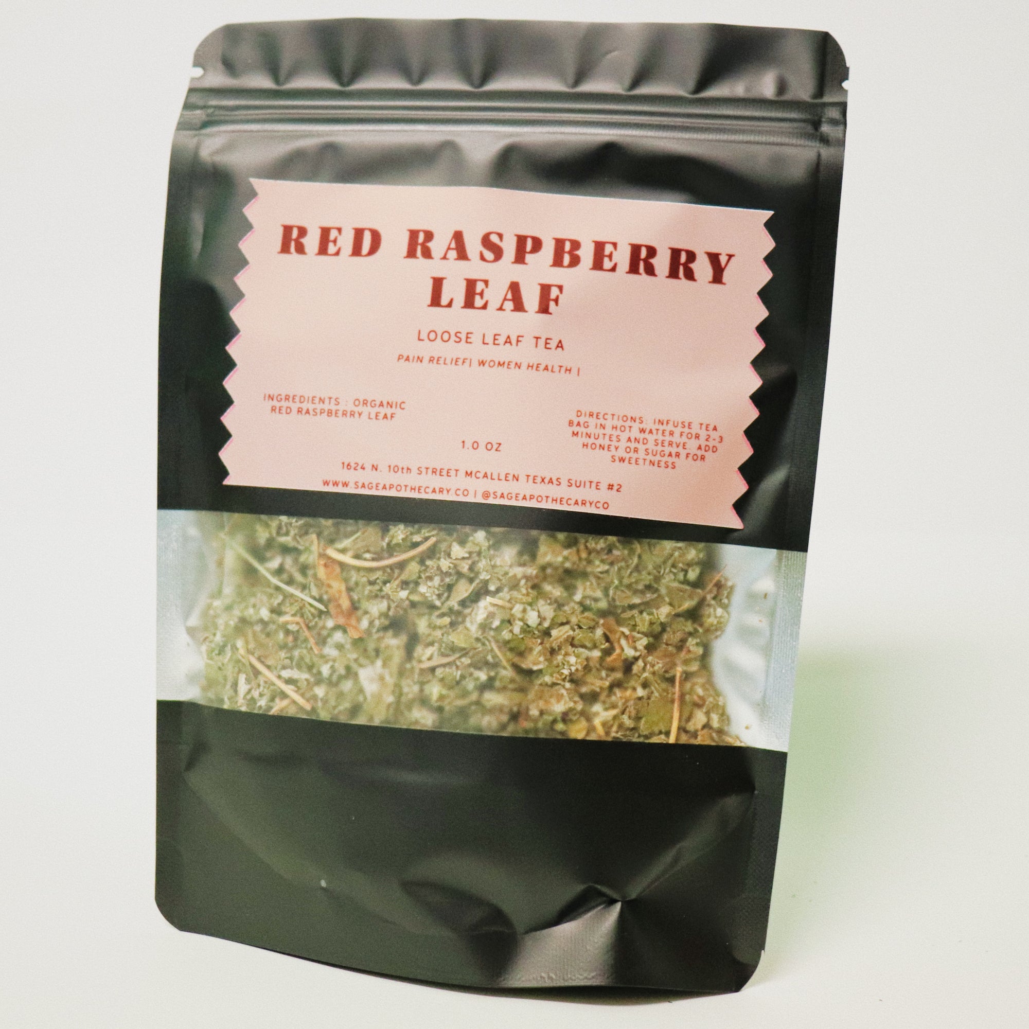 RASPBERRY LEAF LOOSE LEAF TEA BLEND