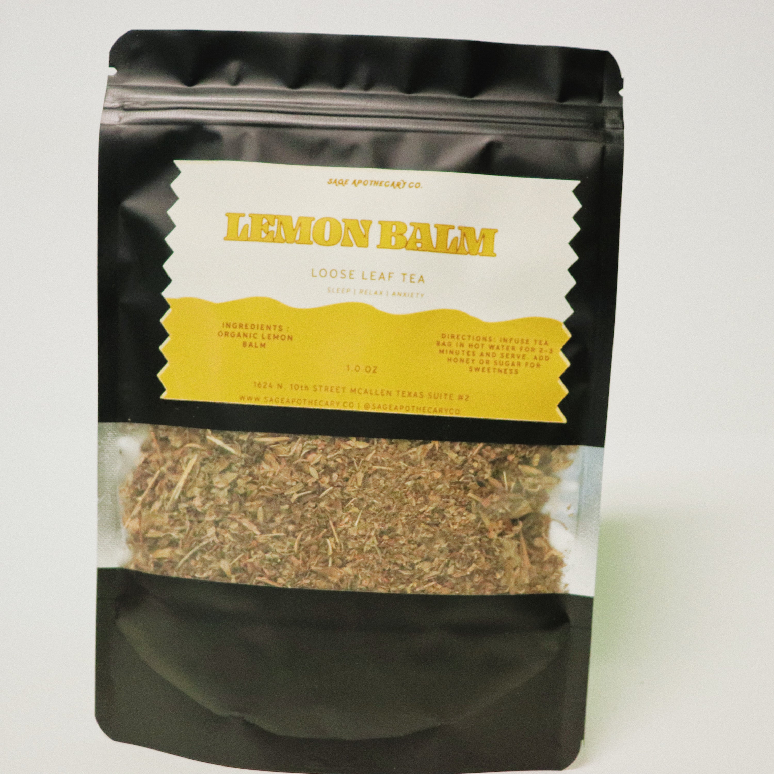 LEMON BALM LOOSE LEAF TEA BLEND