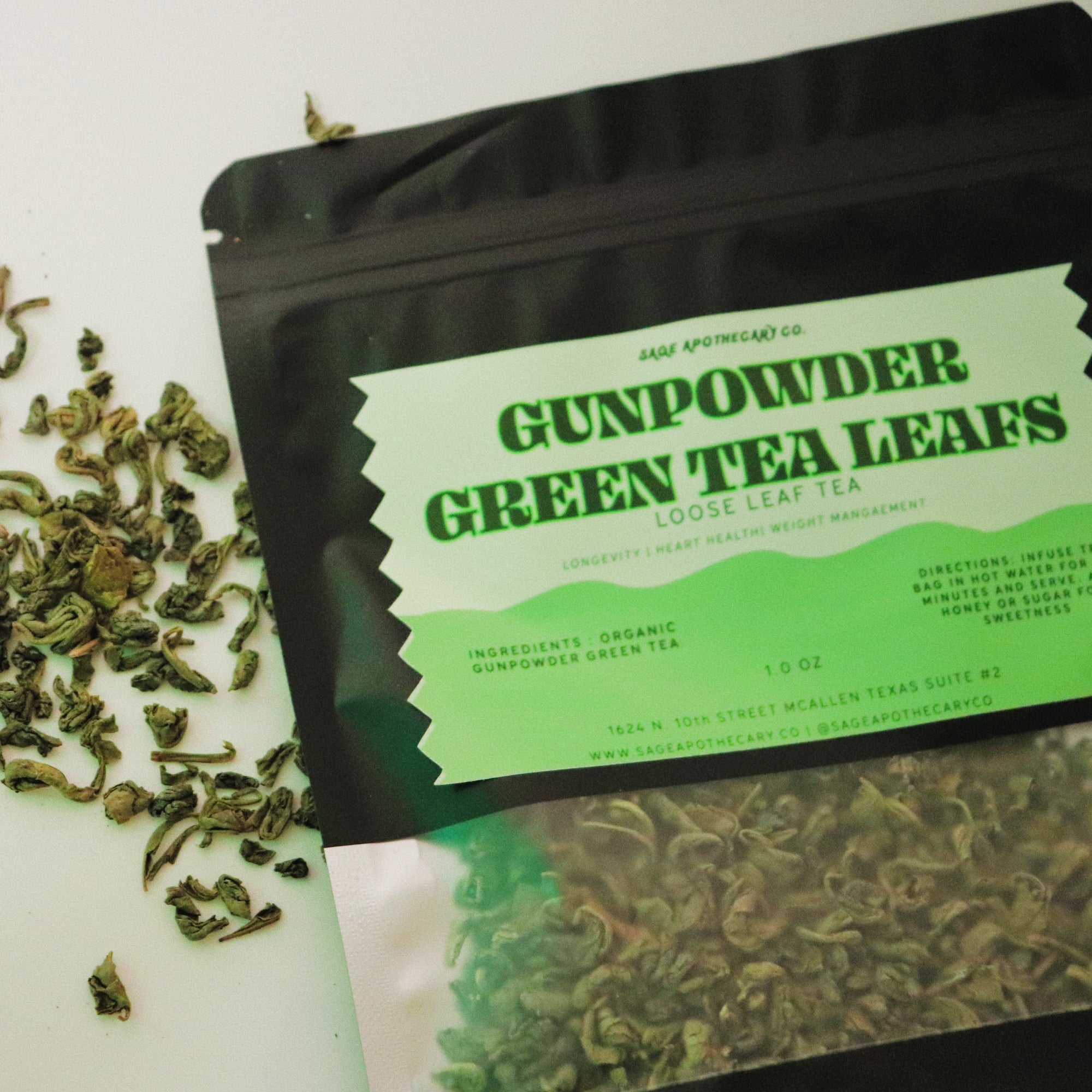 GUNPOWDER GREEN TEA LOOSE LEAF TEA BLEND